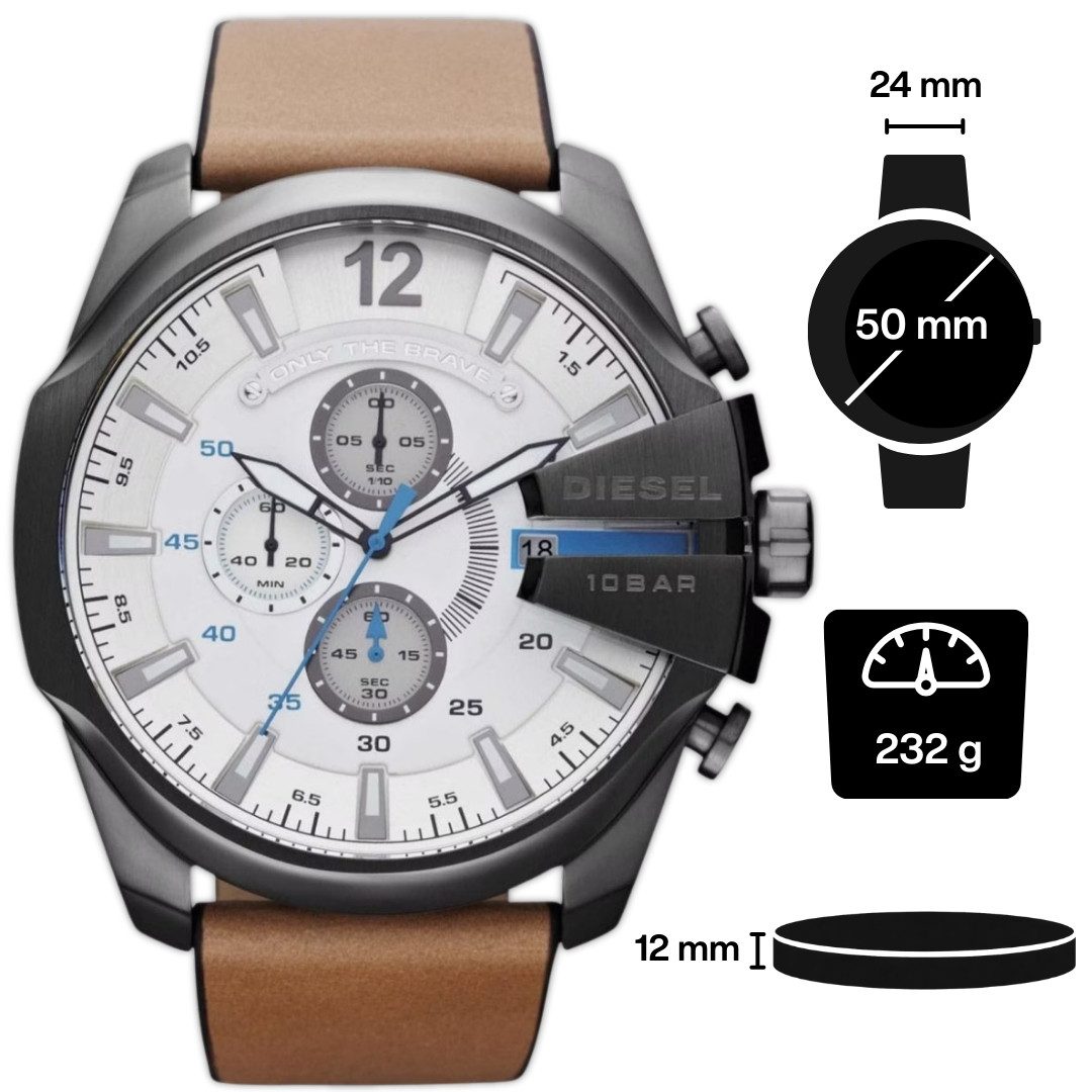 Diesel Chronograph Diesel Chronograph Mega Chief DZ4280 günstig online kaufen