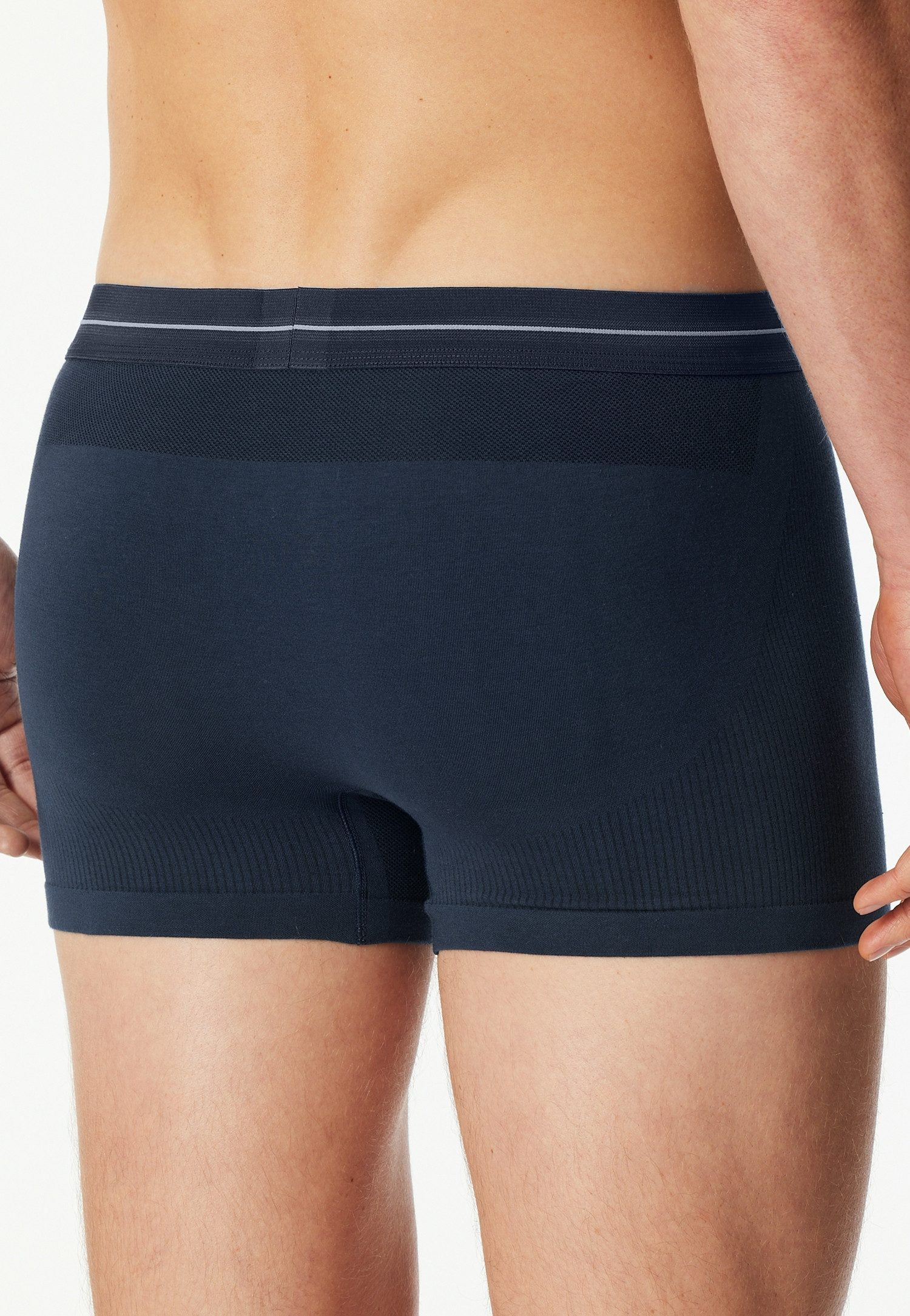 Schiesser Boxershorts Cotton Flex (2er Pack) Baumwollmischung, ohne störende Seitennähte, superweich – Bild 4 von 5