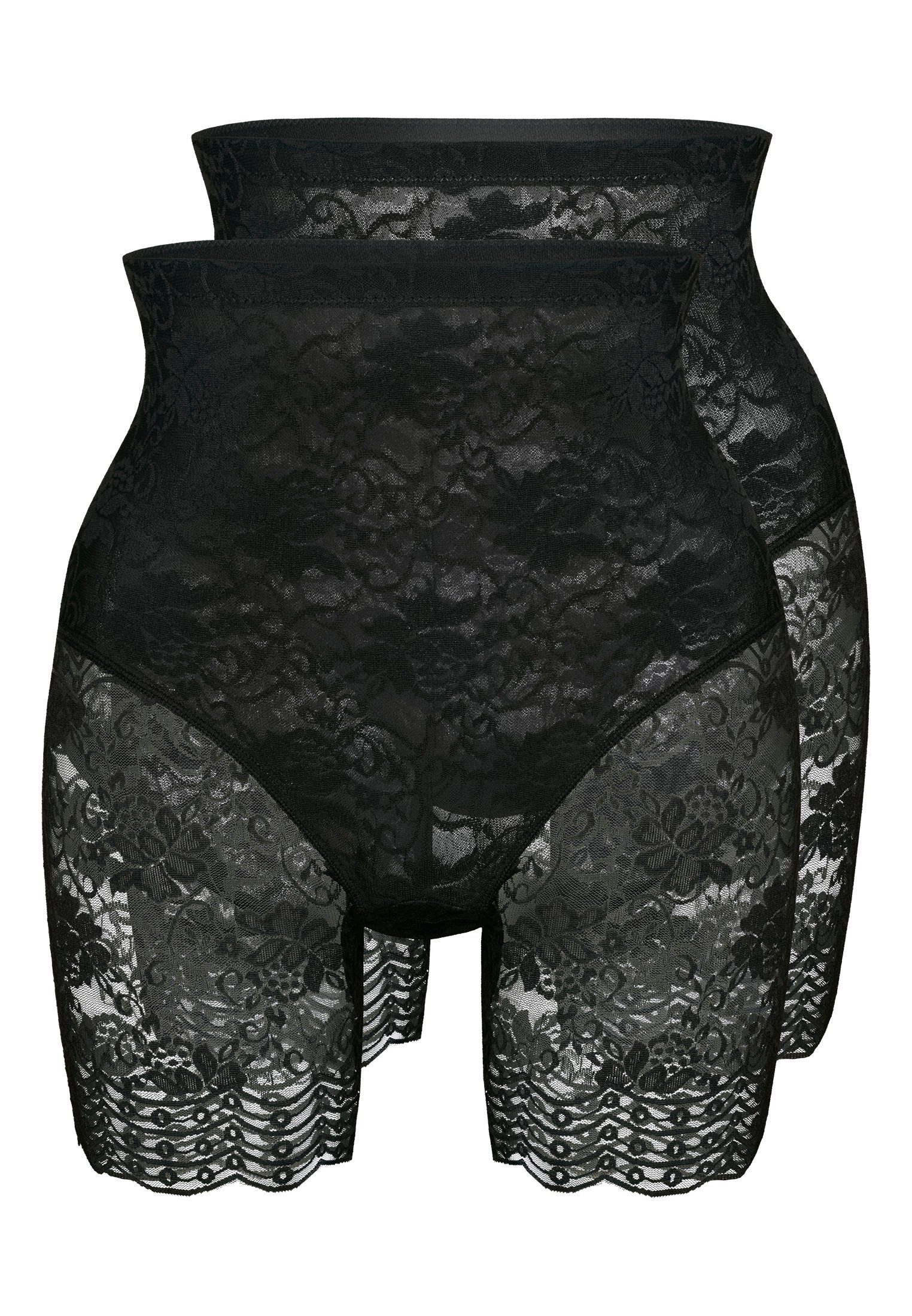 schwarz Pack Bodyforming Miederhose 2er Shapewear, 509 (2-St) Sassa Miederhose