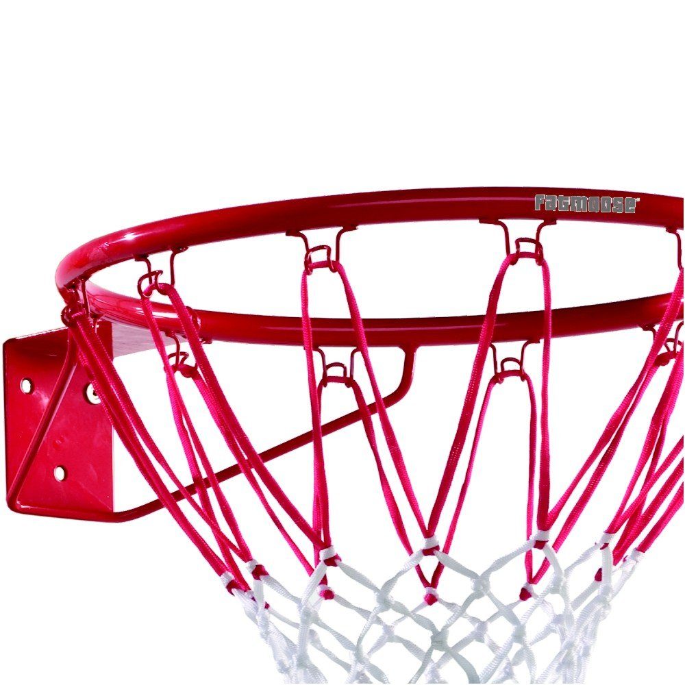 Wickey Basketballkorb Basketballring - Erweiterung Spielturm und Klettergerüst (Pulverbeschichteter Metallring), Wetterbeständiges Netz