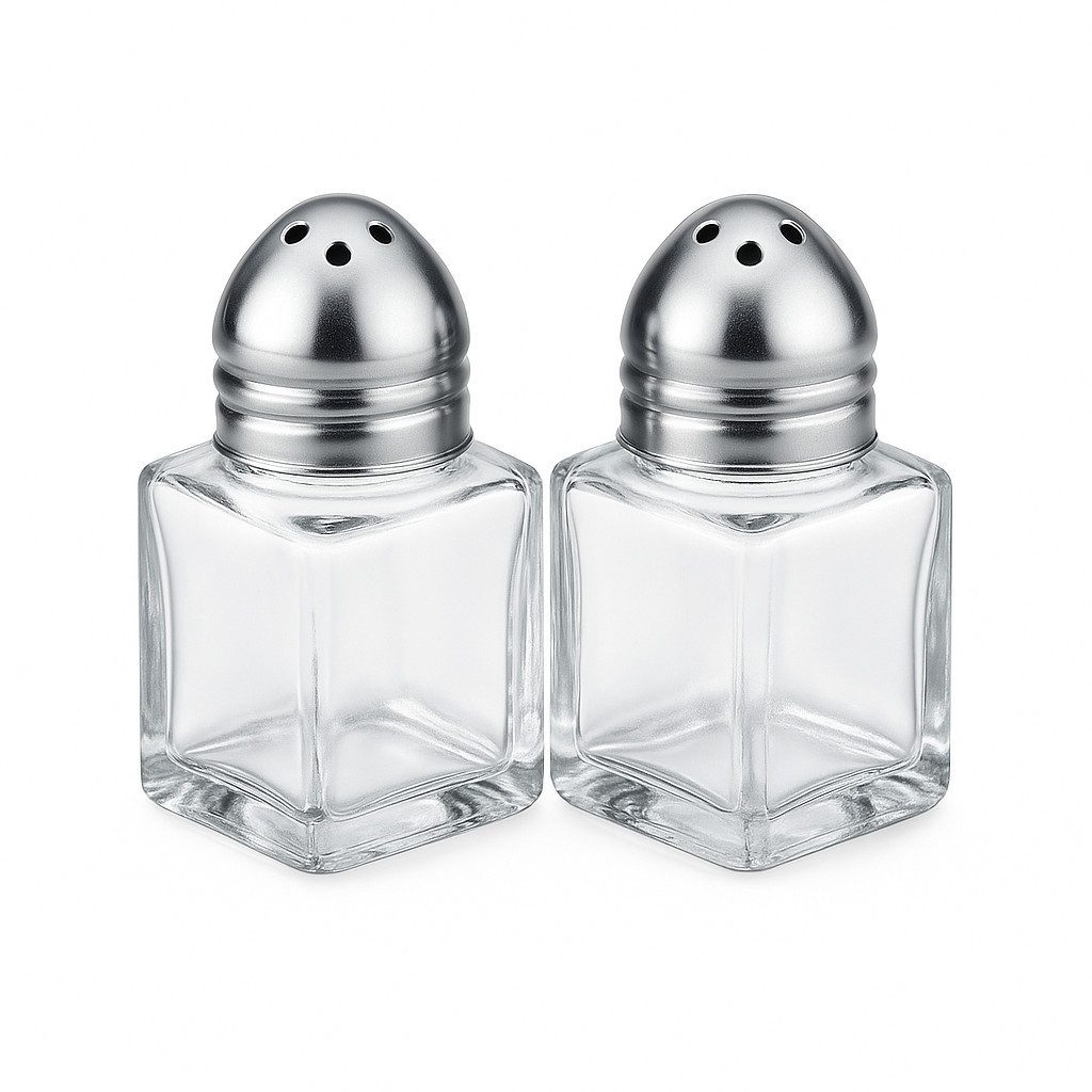 Thiru Salz- / Перечницы - Mini-Universalstreuer 2-tlg. - 15 ml - für Salz, Pfeffer & Gewürze, (2-tlg)