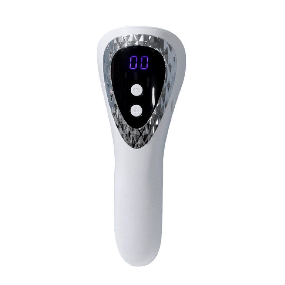 AURIVION Lichthärtungsgerät LED UV Nagellampe Handheld für Gel-Nägel, 1-tlg., Tragbare UV Nagellampe für Zuhause & unterwegs, Mini Lichthärtungsgerät für schnelle Maniküre