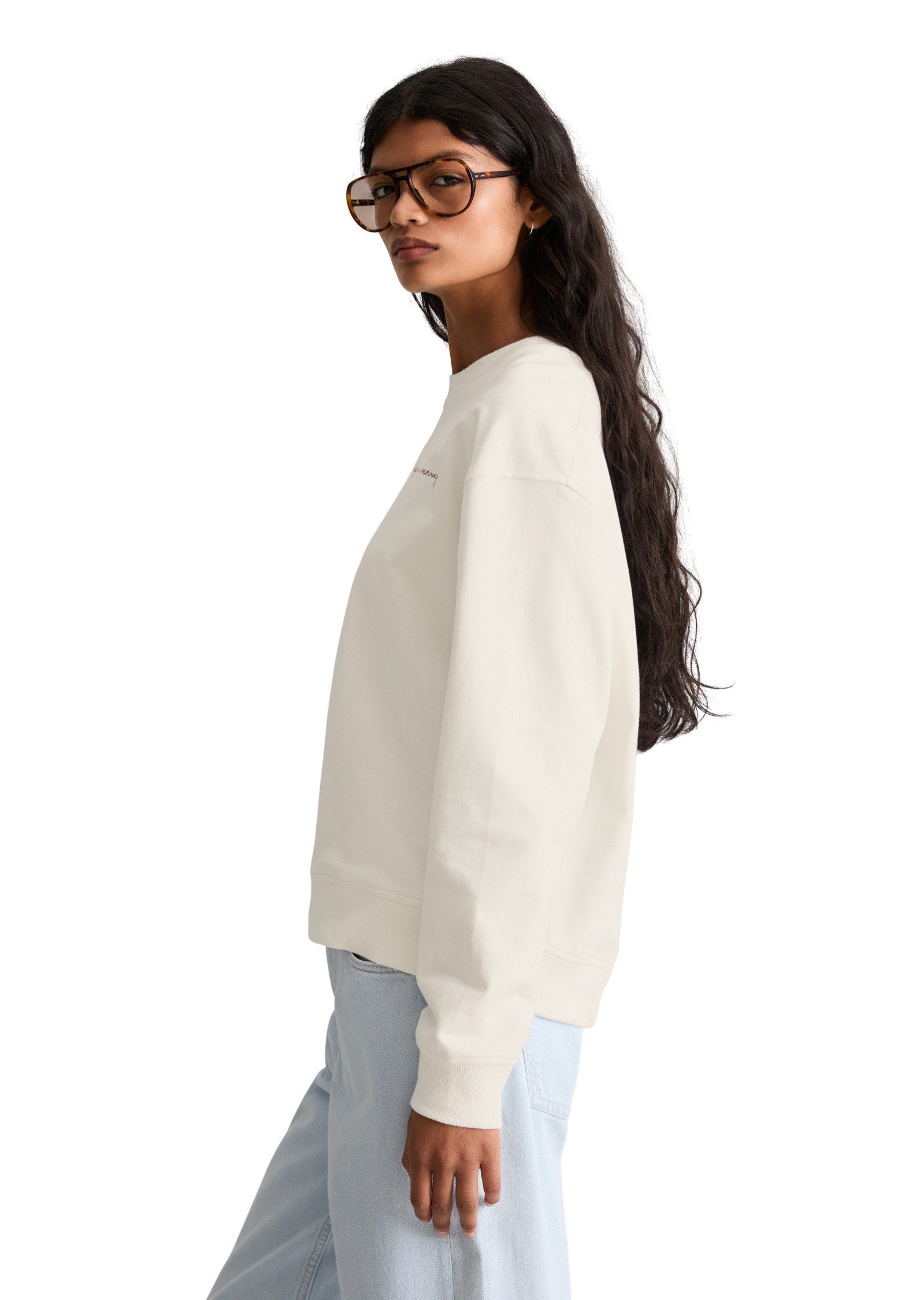 Marc O'Polo DENIM Sweatshirt mit markantem Rückenprint