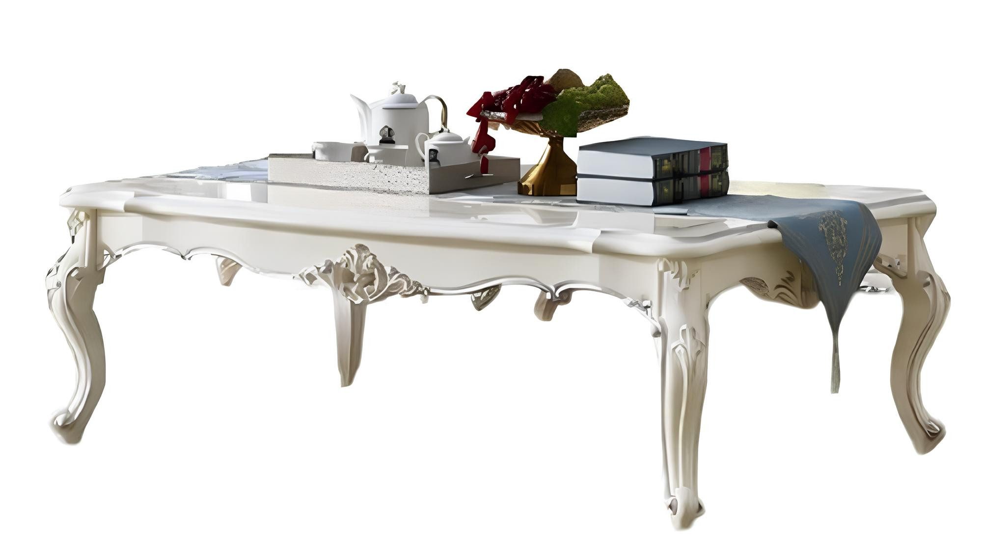 JVmoebel Couchtisch Eleganter Barock Couchtisch aus hochwertigem Holz für das Wohnzimmer