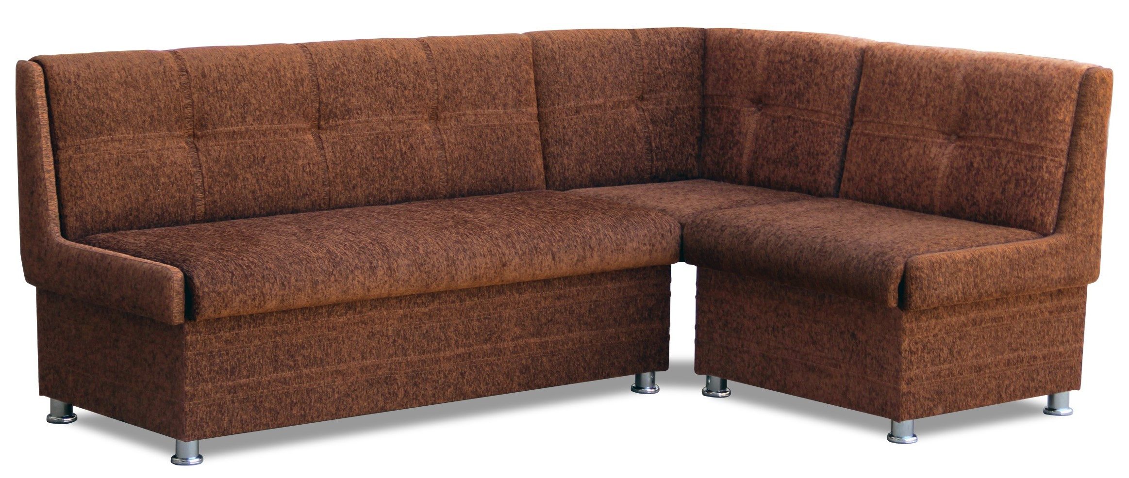 Rodnik Eckbank Korsika (aus Möbelstoff, XL- Größe, beidseitig montierbar, breite Sitzfläche, Sitz und Rücken gepolstert), mit viel Stauraum