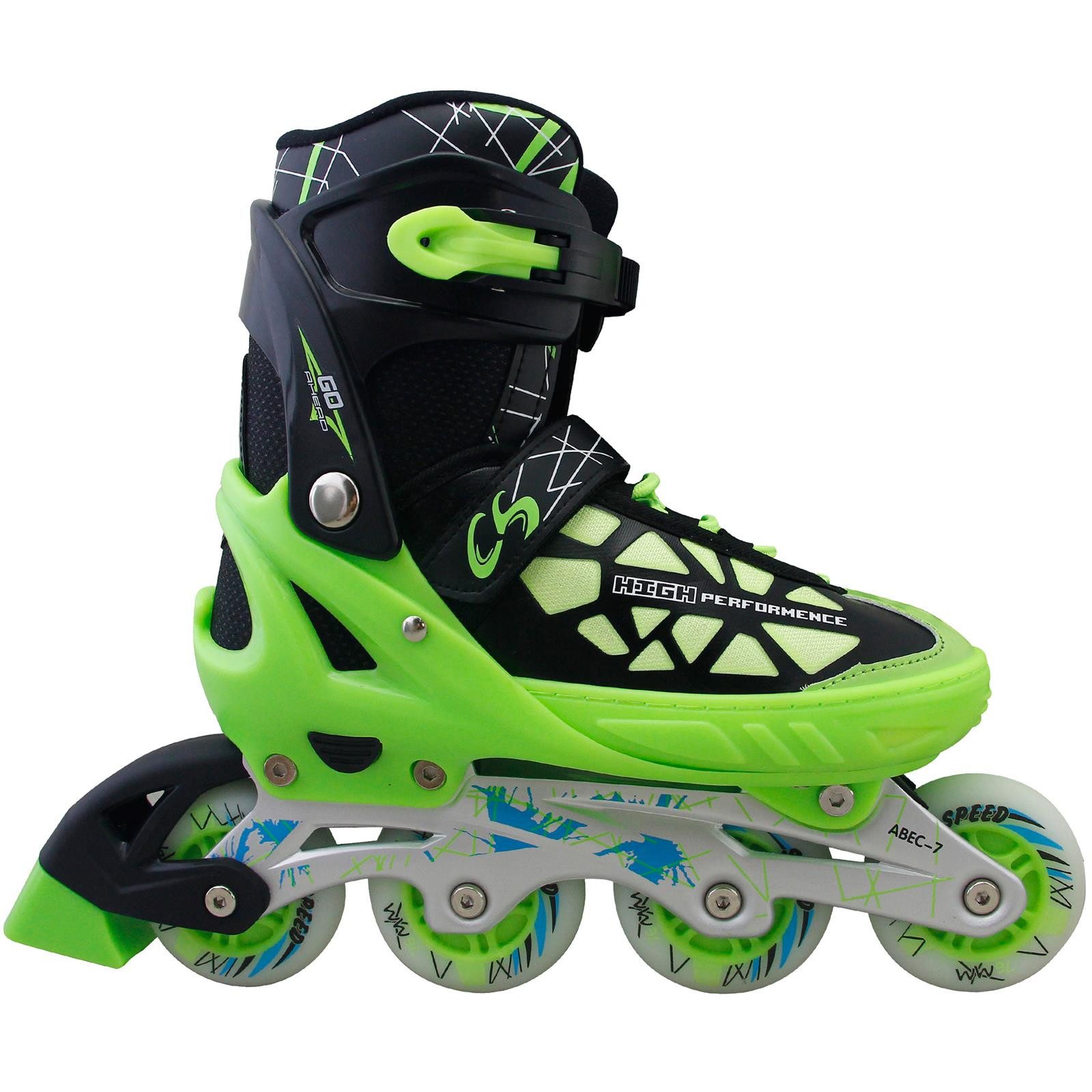 Cox Swain Inlineskates Blake 2in1 verstellbar Inline Skates und Schlittschuhe mit Alu, 2in1: Inliner & Schlittschuhe