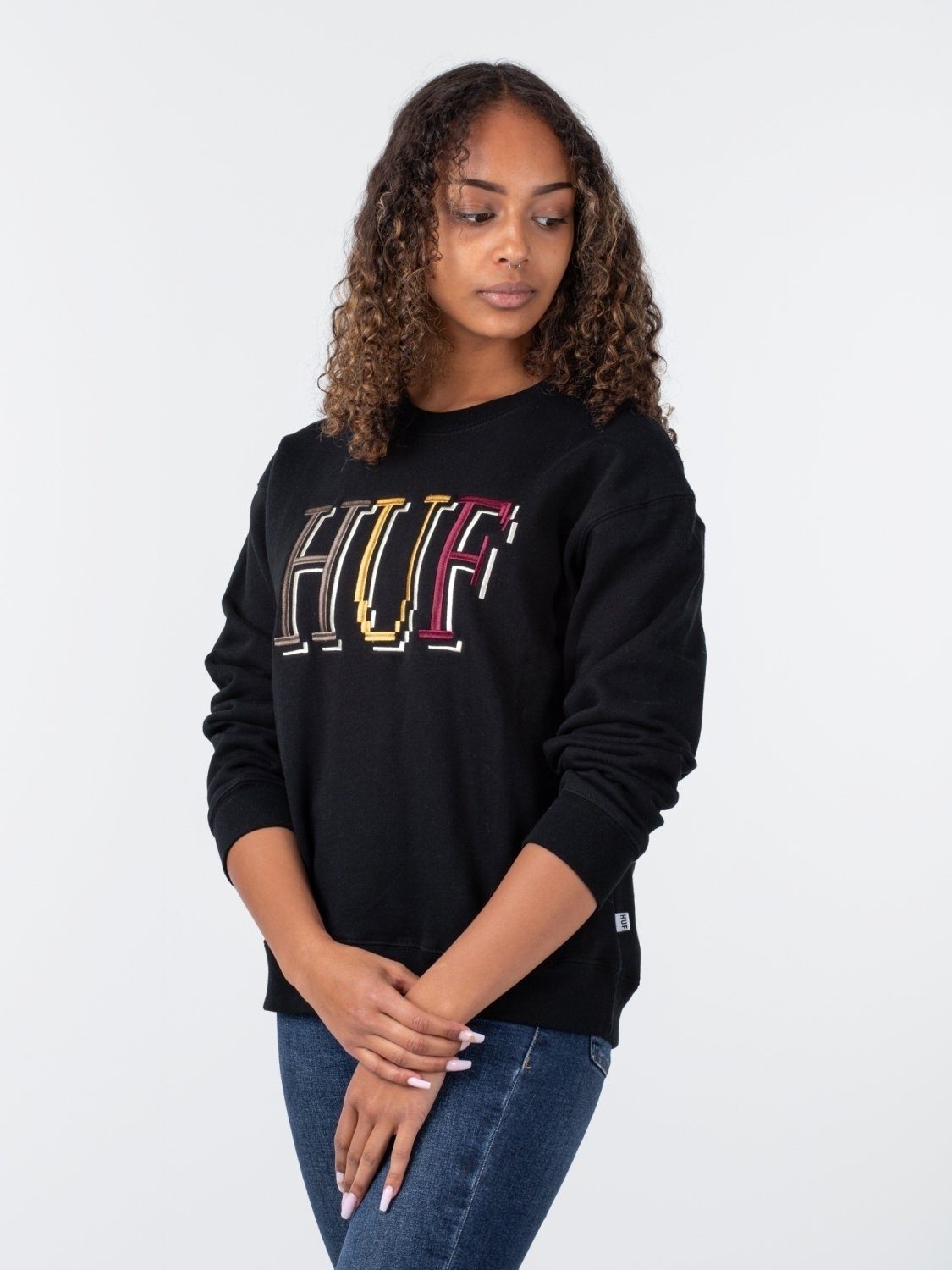HUF Sweater HUF 8-Bit Sweatshirt