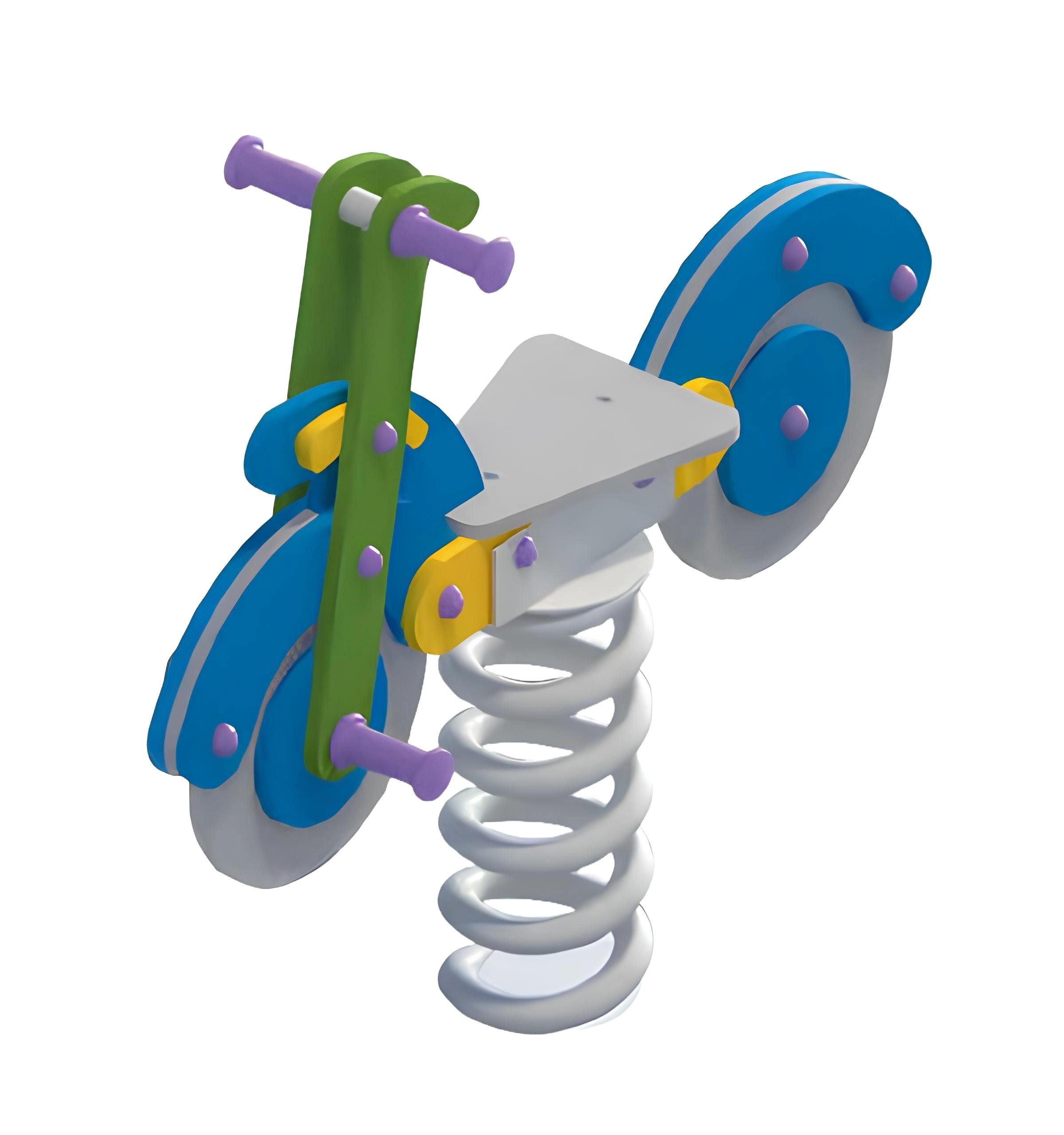 Xlmoebel Federwippe Schaukelwippe aus robustem Material für Kinder im Freien (Federwippe) Hergestellt in Europa