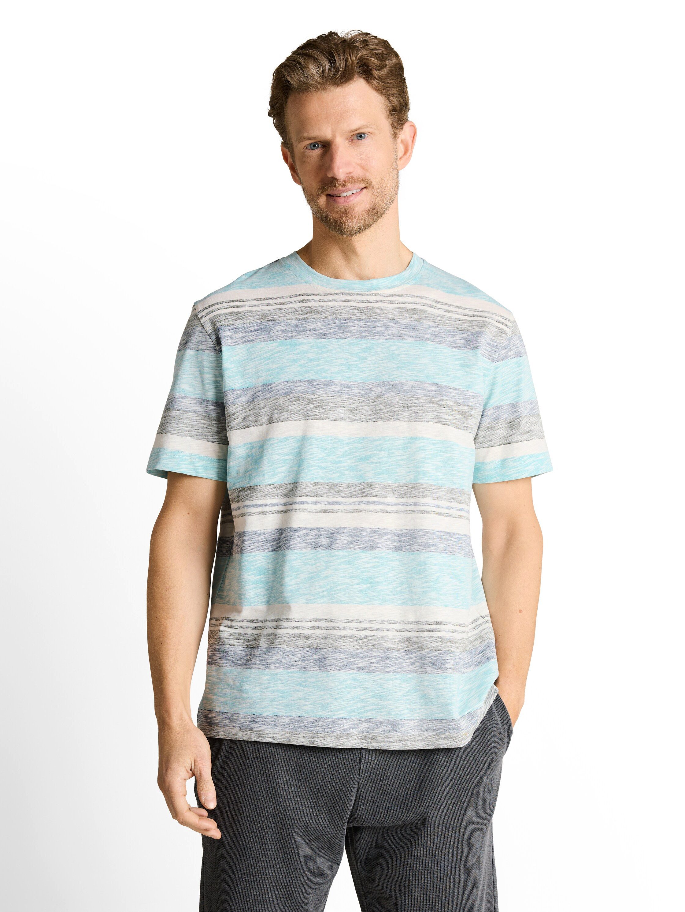 TOM TAILOR Kurzarmshirt im Streifen-Design