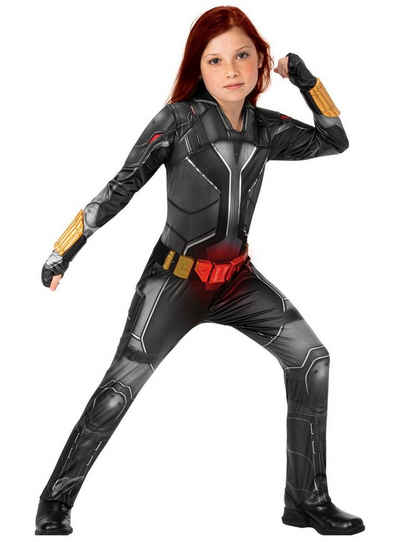 Rubie´s Kostüm Avengers - Black Widow Kostüm für Kinder, Die Avengers-Superheldin als Overall für Kinder