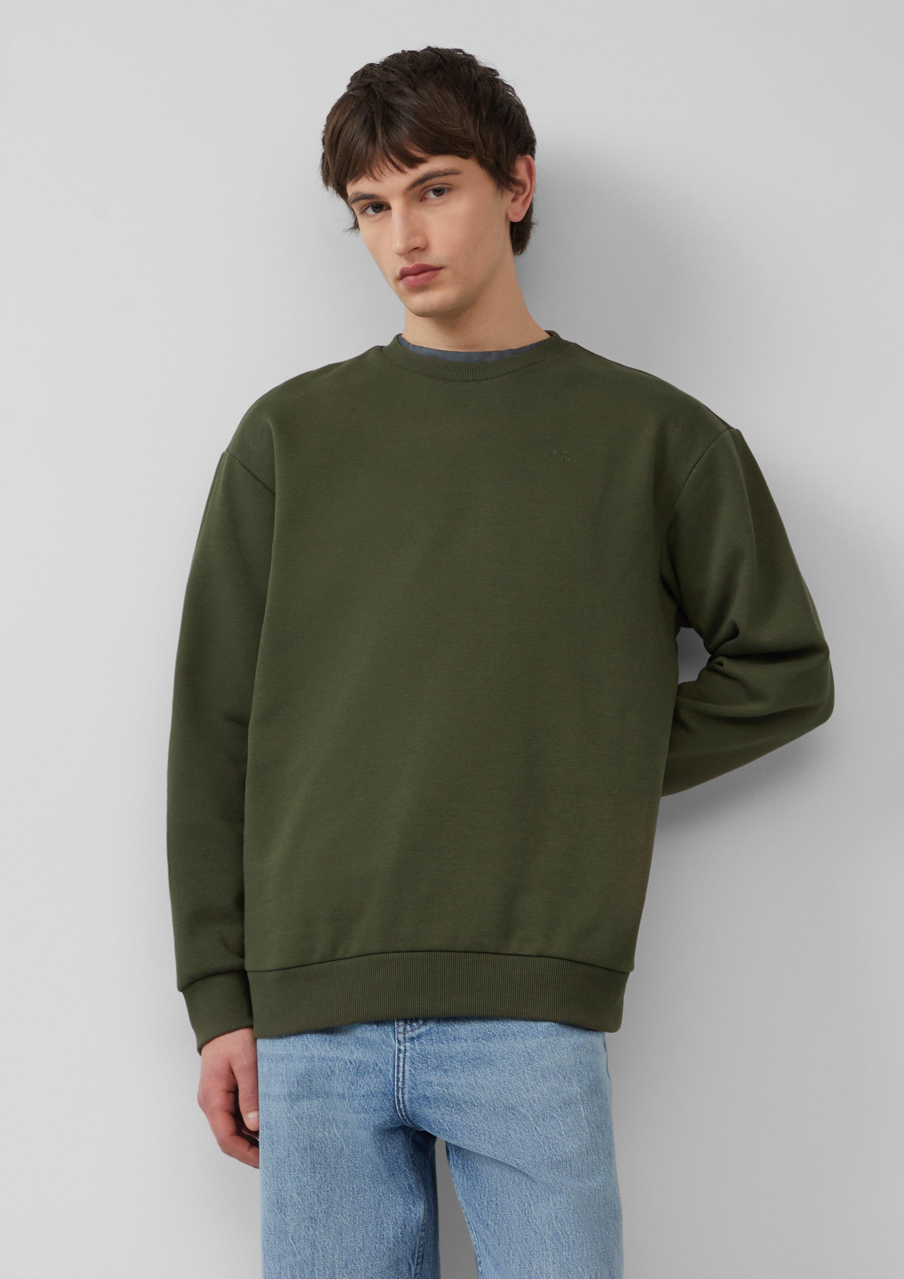 Sweatshirt Sweatshirt mit Logo-Stickerei