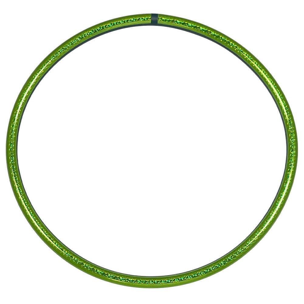 Hoopomania Hula-Hoop-Reifen Mini Hula Hoop, Hologramm Farben, Ø50cm, Grün