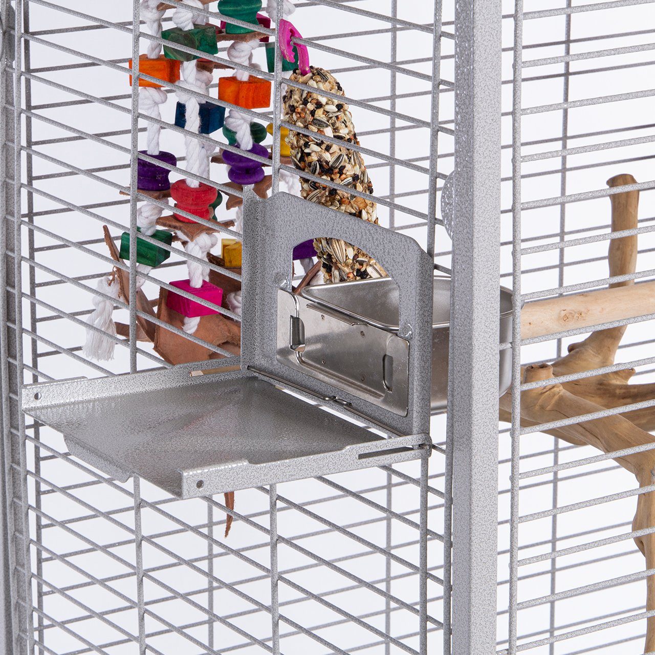 Montana Cages Vogelkäfig Haiti, Voliere, Käfig für Großsittiche und Papageien, ca. 86 x 76 x 161 cm