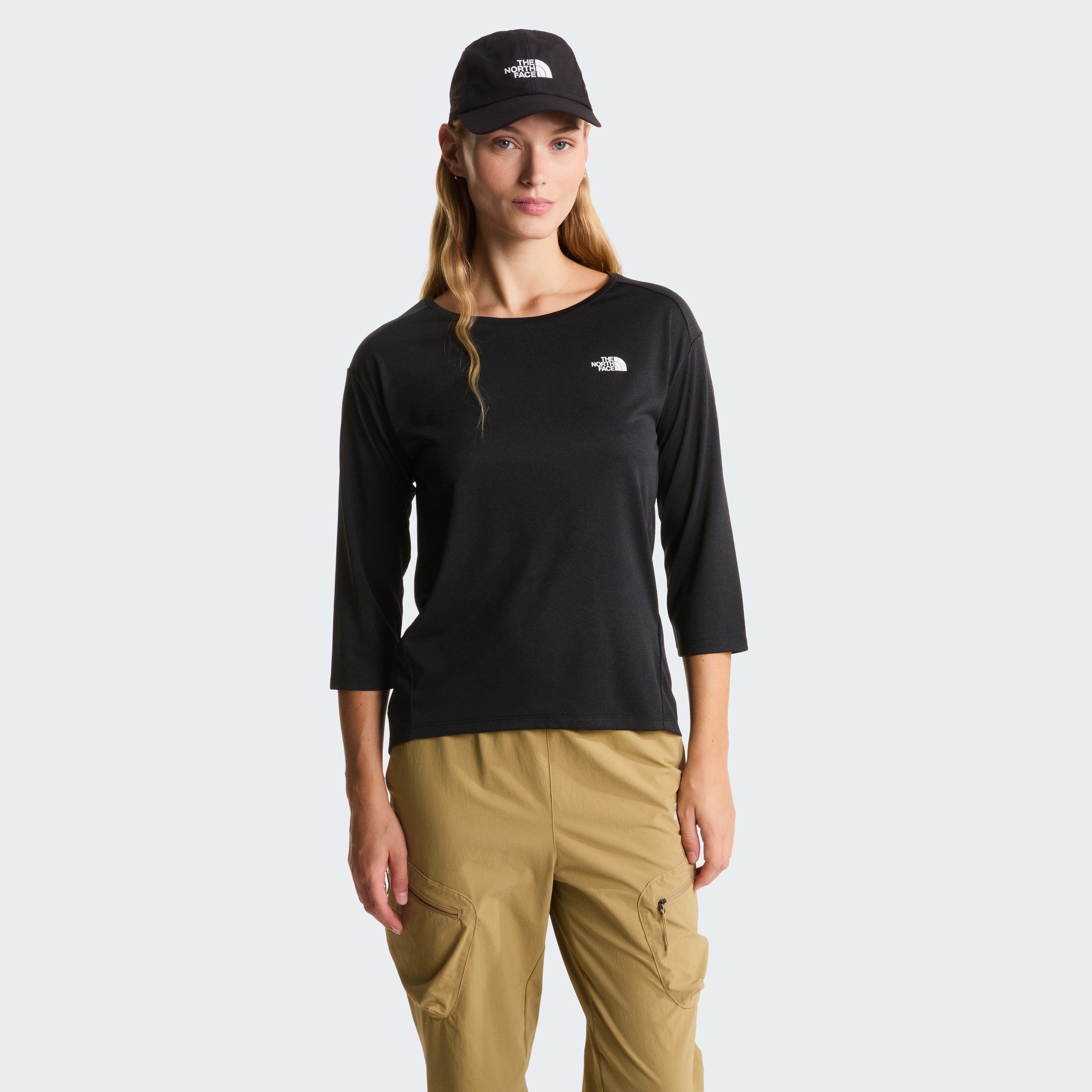 The North Face T-Shirt W TANKEN 3/4 T-SHIRT für sportliche Aktivitäten und Fitness, sportlicher Stil