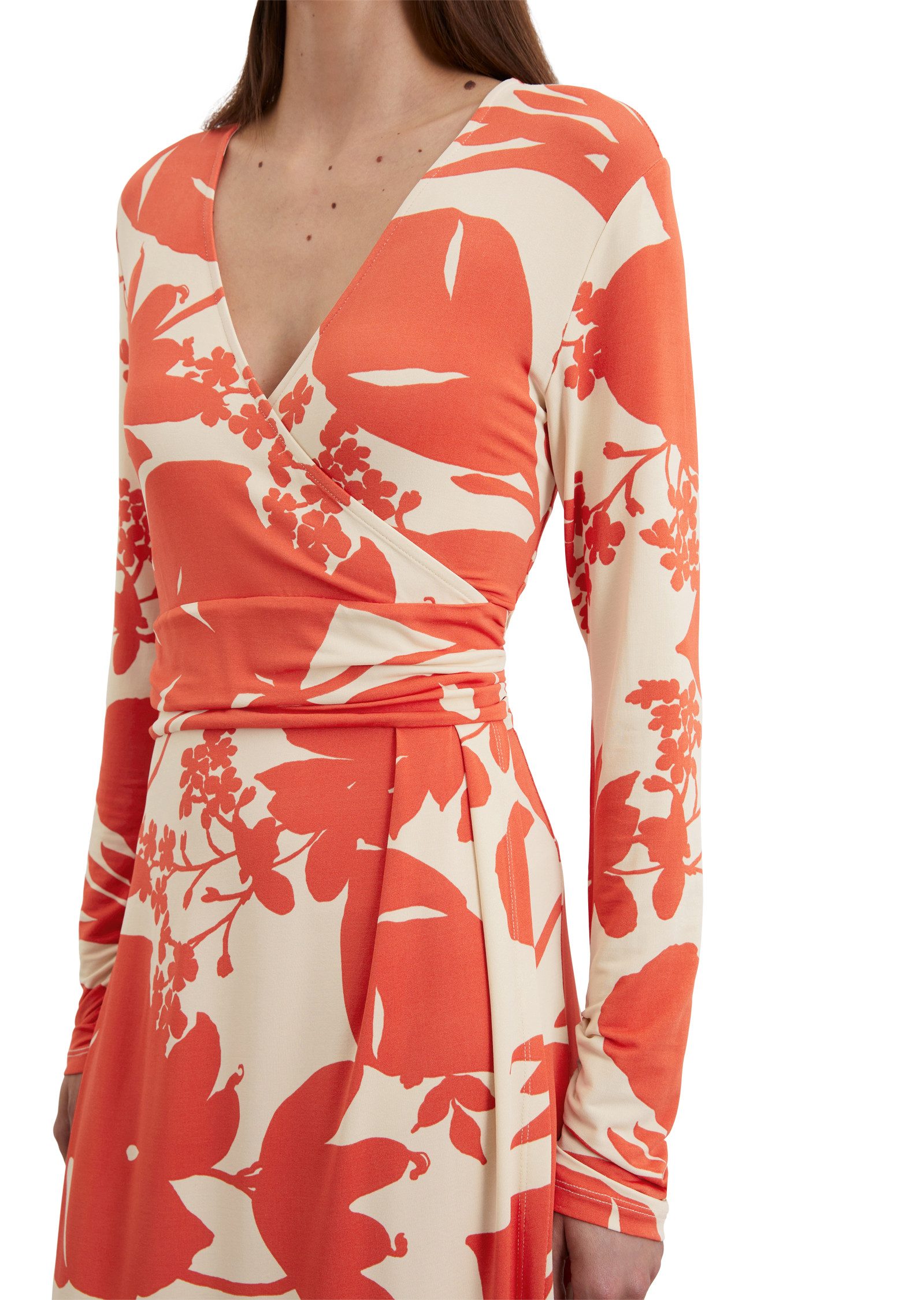 Marc O'Polo Druckkleid in Wickel-Optik