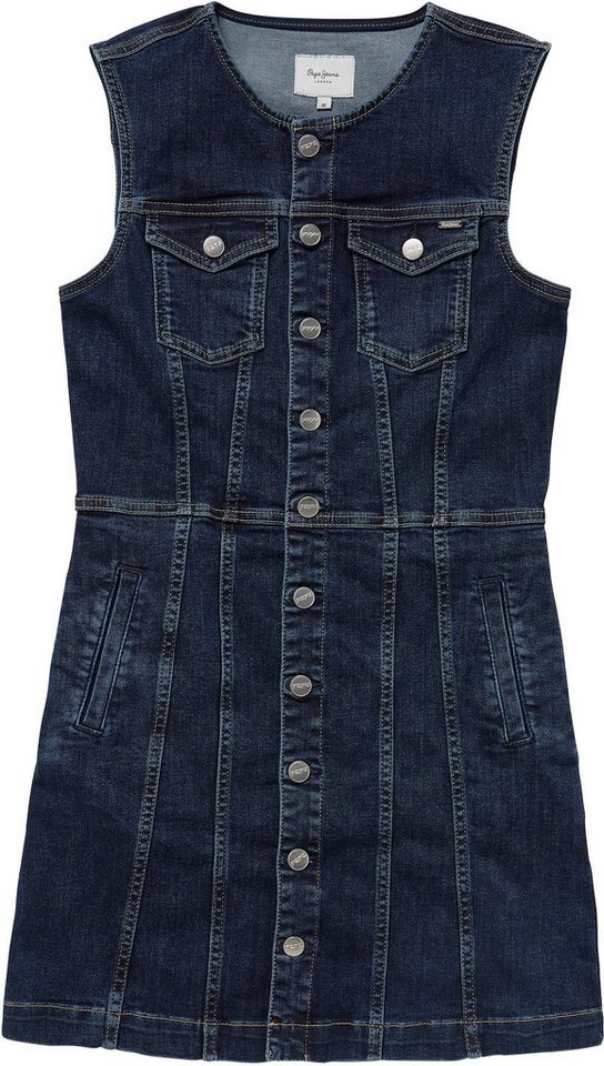 Pepe Jeans Jeanskleid »LINEA« mit aufgesetzten Brusttaschen in
