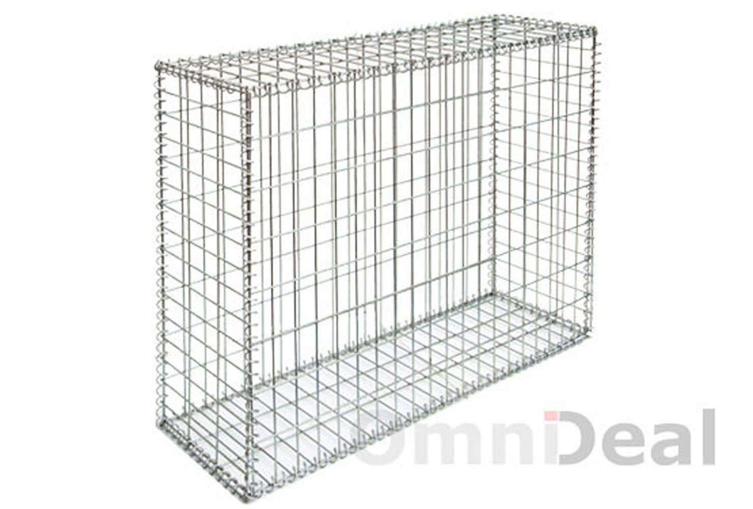 Gabionenzaun Gabione 100x80x30 Steingabione MW 5x10 Spiral Korb