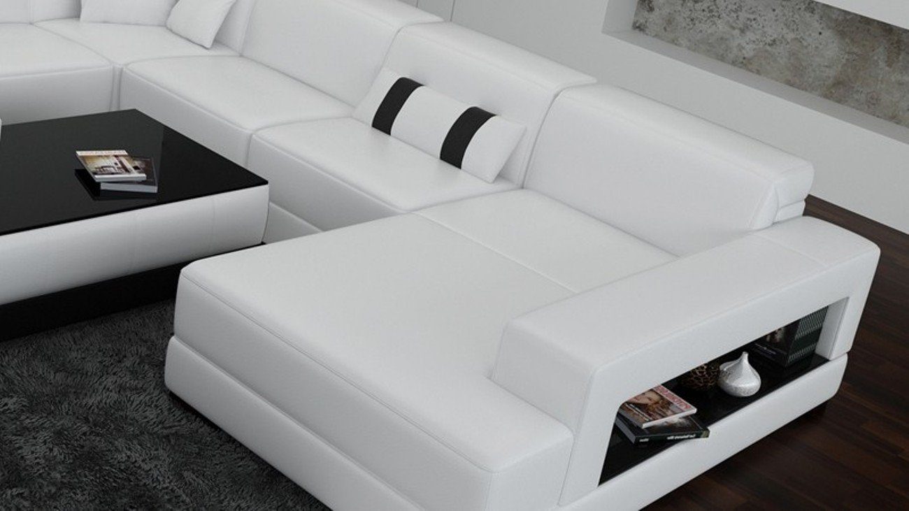 Couchen Sitz Luxus Polster Leder Couch Sofa Neu Eck Garnitur Ecksofa, JVmoebel Ecke