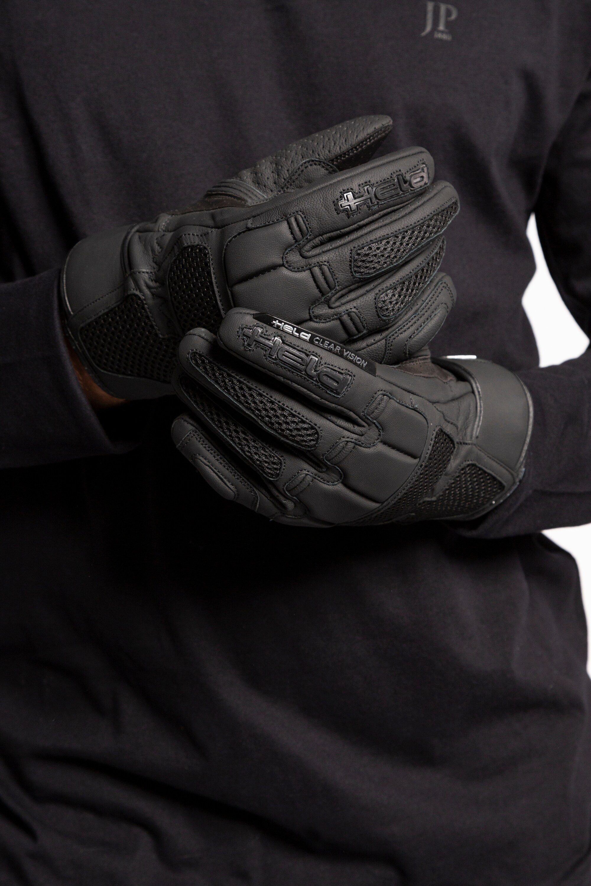 JP1880 Strickhandschuhe Handschuhe Motorrad Summertime II