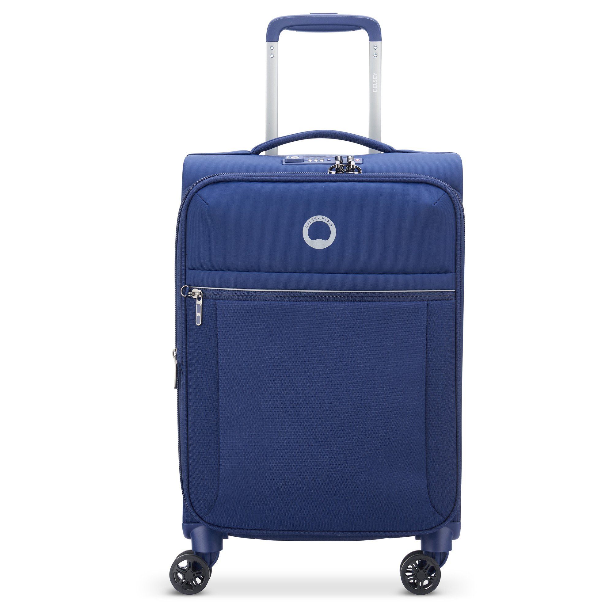 Delsey Trolley, 4 Rollen blau