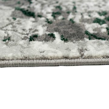 Teppich Teppich Vintage Wohnzimmerteppich Orient Designerteppich Ornamente in grün, Teppich-Traum, rechteckig, Höhe: 13 mm