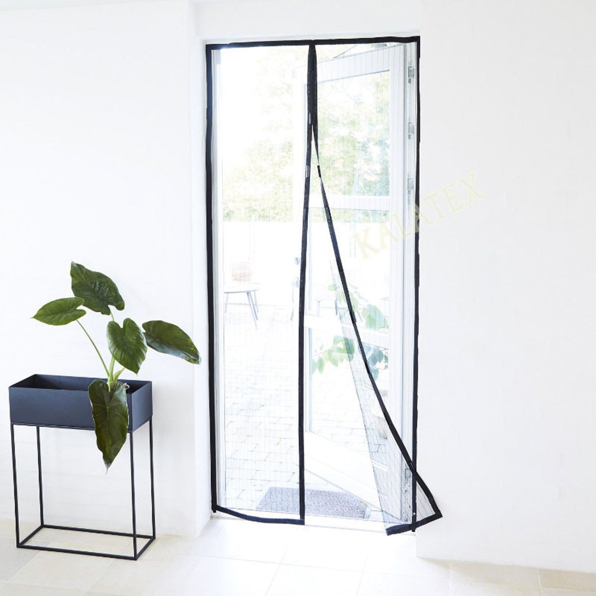 DAY - USEFUL EVERYDAY Fliegengitter-Gewebe Fliegengitter für Türen, schwarz.