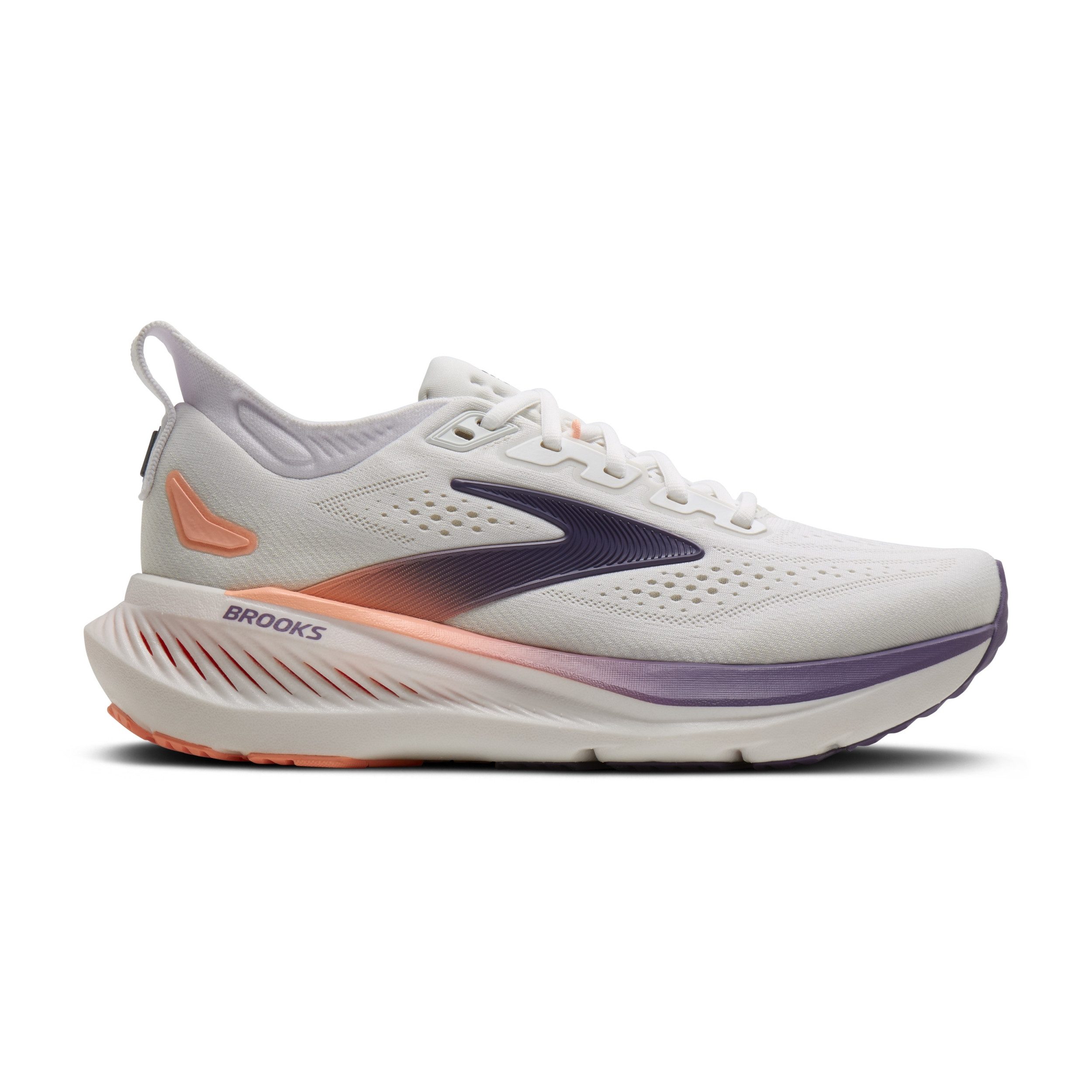 Brooks Glycerin 23 WHITE/MULLED GRAPE/CLEAR Laufschuh