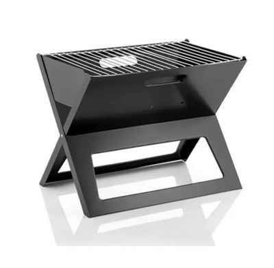 RESCH Holzkohlegrill 502595 mobiler Klappgrill mit Grillrost, für 2-3 Personen, 46x28x36 cm, Holzkohle Klapp-Grill mit Grillrost, Kohlegrill, Campinggrill, BBQ-Grill, Rundgrill, Klappgrill Camping, Klappgrill Tischgrill Standgrill Outdoor Grill Balkongrill Gartengrill