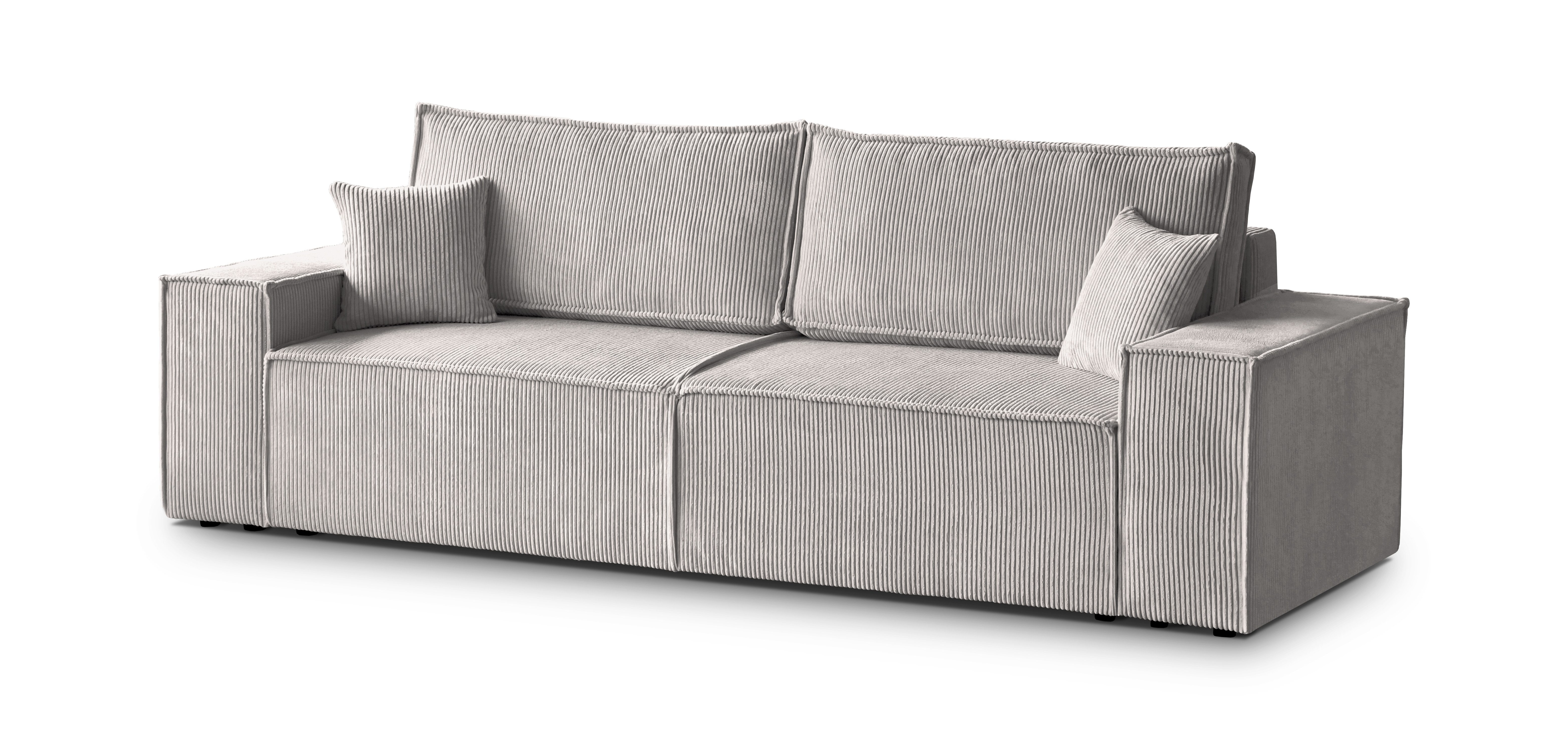 Beautysofa Schlafsofa mit Schlaffunktion und Bettkasten günstig online kaufen