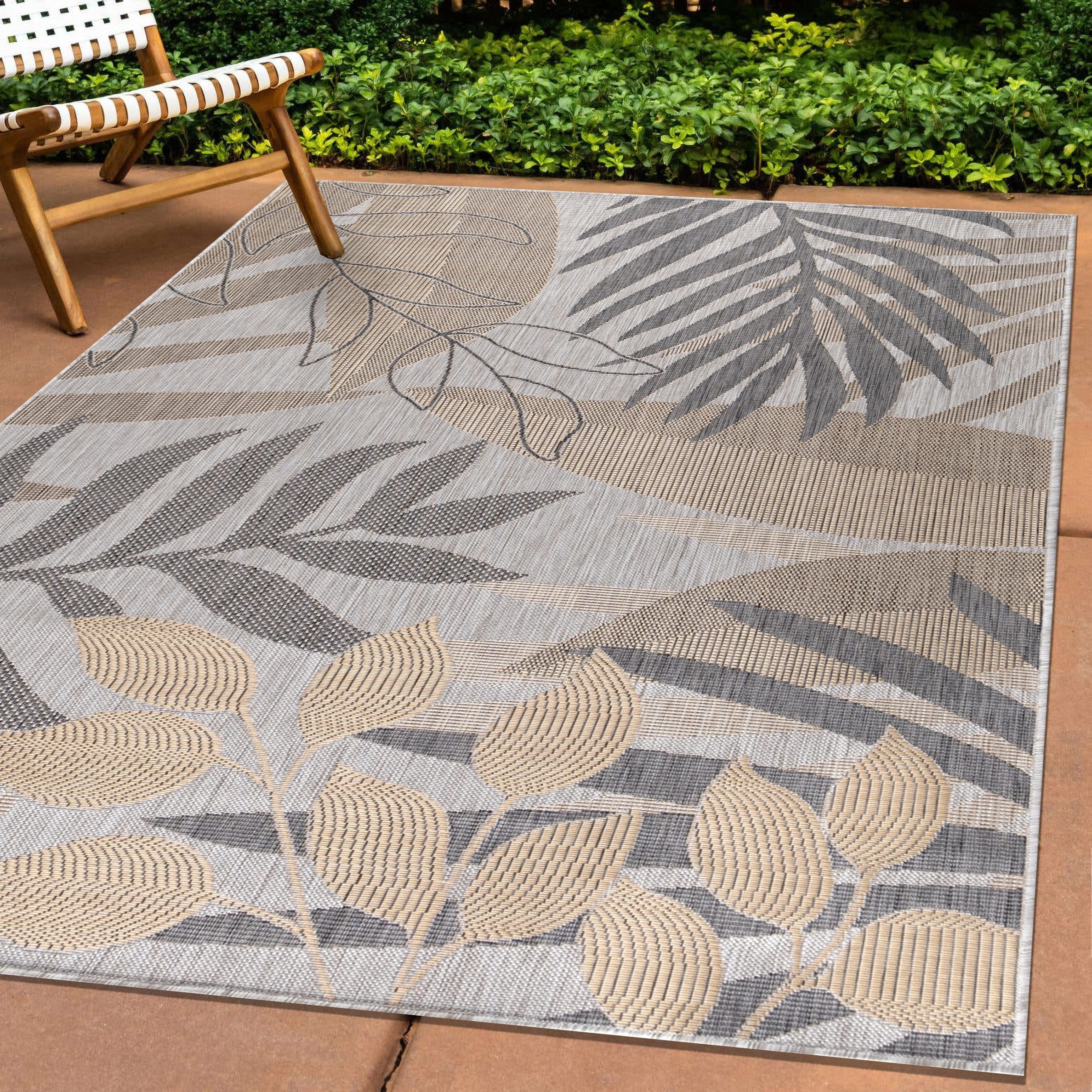 Carpettex Outdoorteppich Palmen Design, Rechteckig, Höhe: günstig online kaufen
