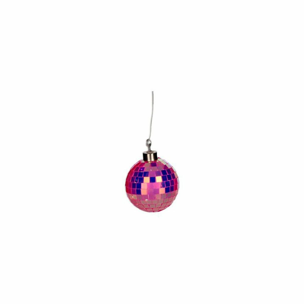 Giftcompany Dekokugel Disco, Neon Pink, Ø 8 cm