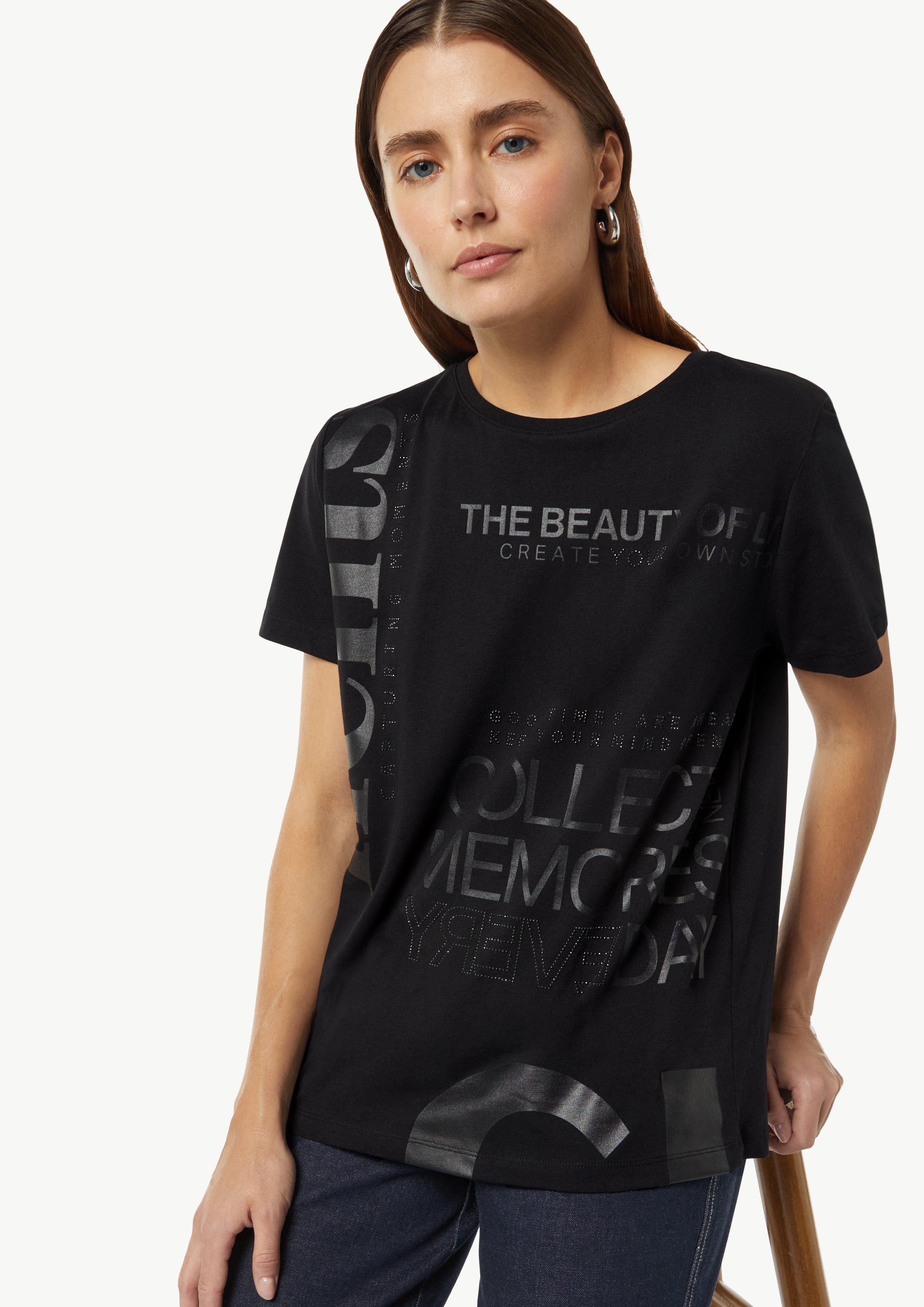 comma casual identity Kurzarmshirt Modisches T-Shirt günstig online kaufen