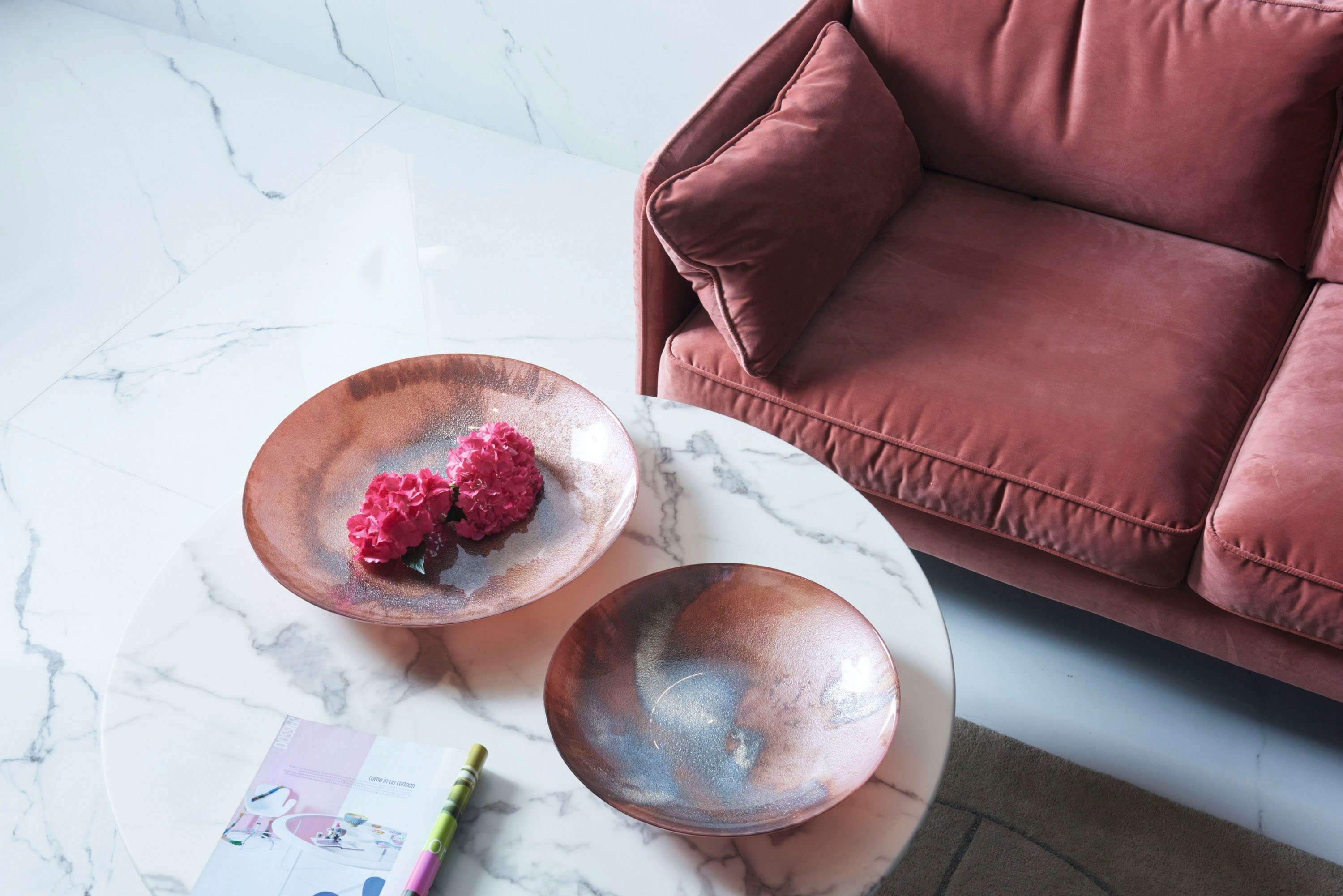 LEONARDO Schale Poesia, Glas, Kalk-Natron-Glas, handgefertigt