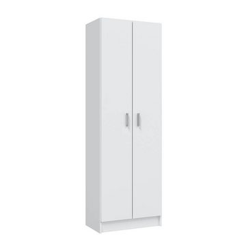 freiraum Mehrzweckschrank Cupboard in Weiß - 59x180x37 (BxHxT)