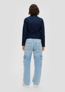 QS Outdoorjacke Jeansjacke im Slim Fit
