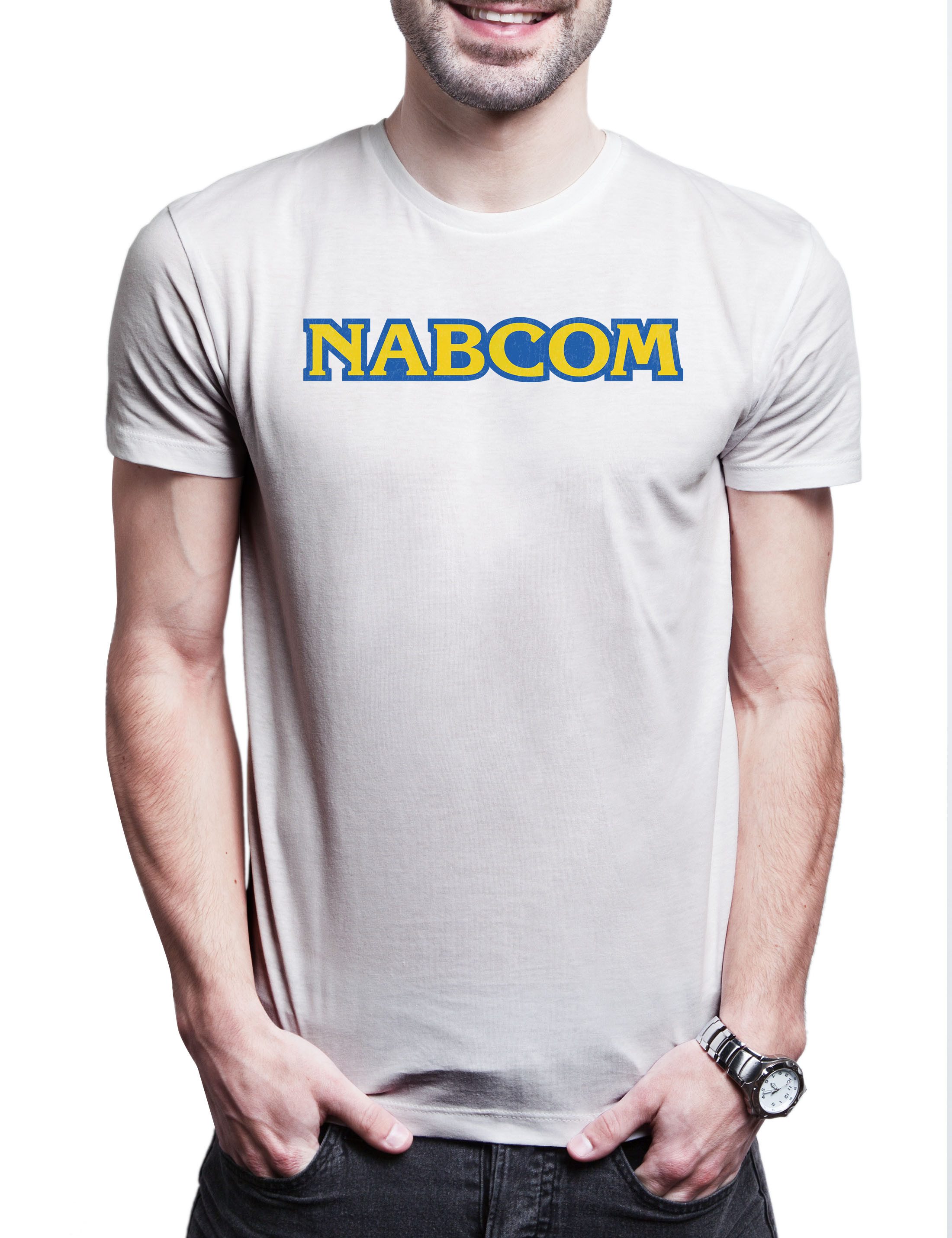 Print-Shirt Nabcom Logo Herren T-Shirt Symbol Doom Gaming Shooter Armored Response