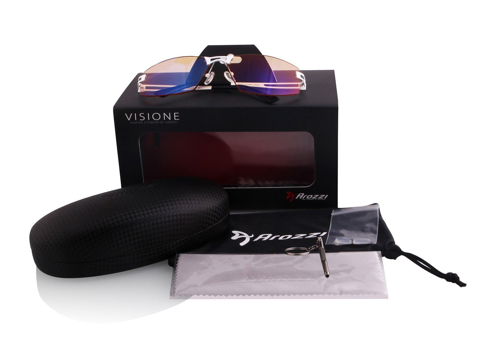 Brille Arozzi Visione Gaming - VX-600 Schwarz Brille Arozzi