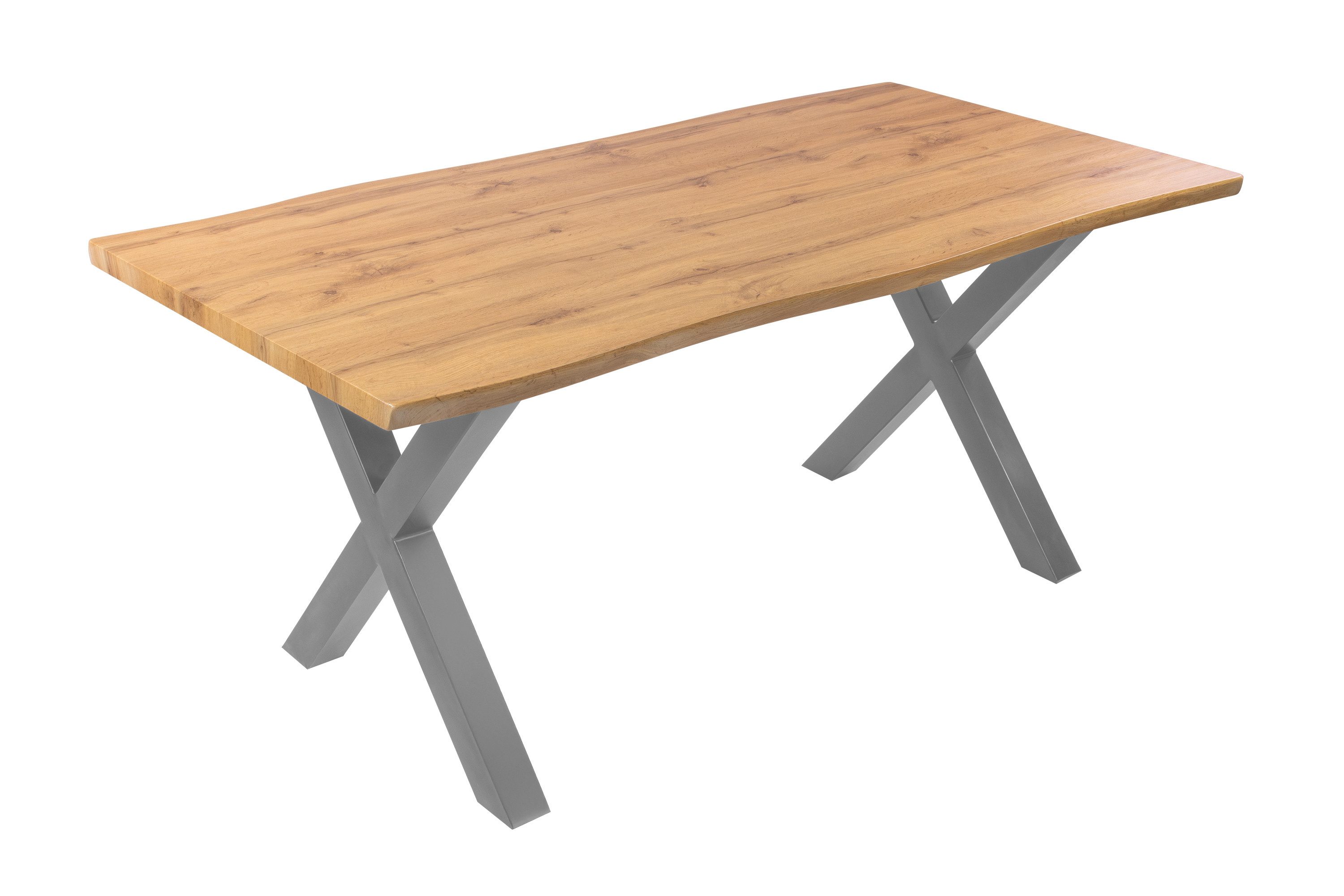Loreno® Esstisch Josy, Wildeiche Holz-Optik, Baumkante, günstig online kaufen