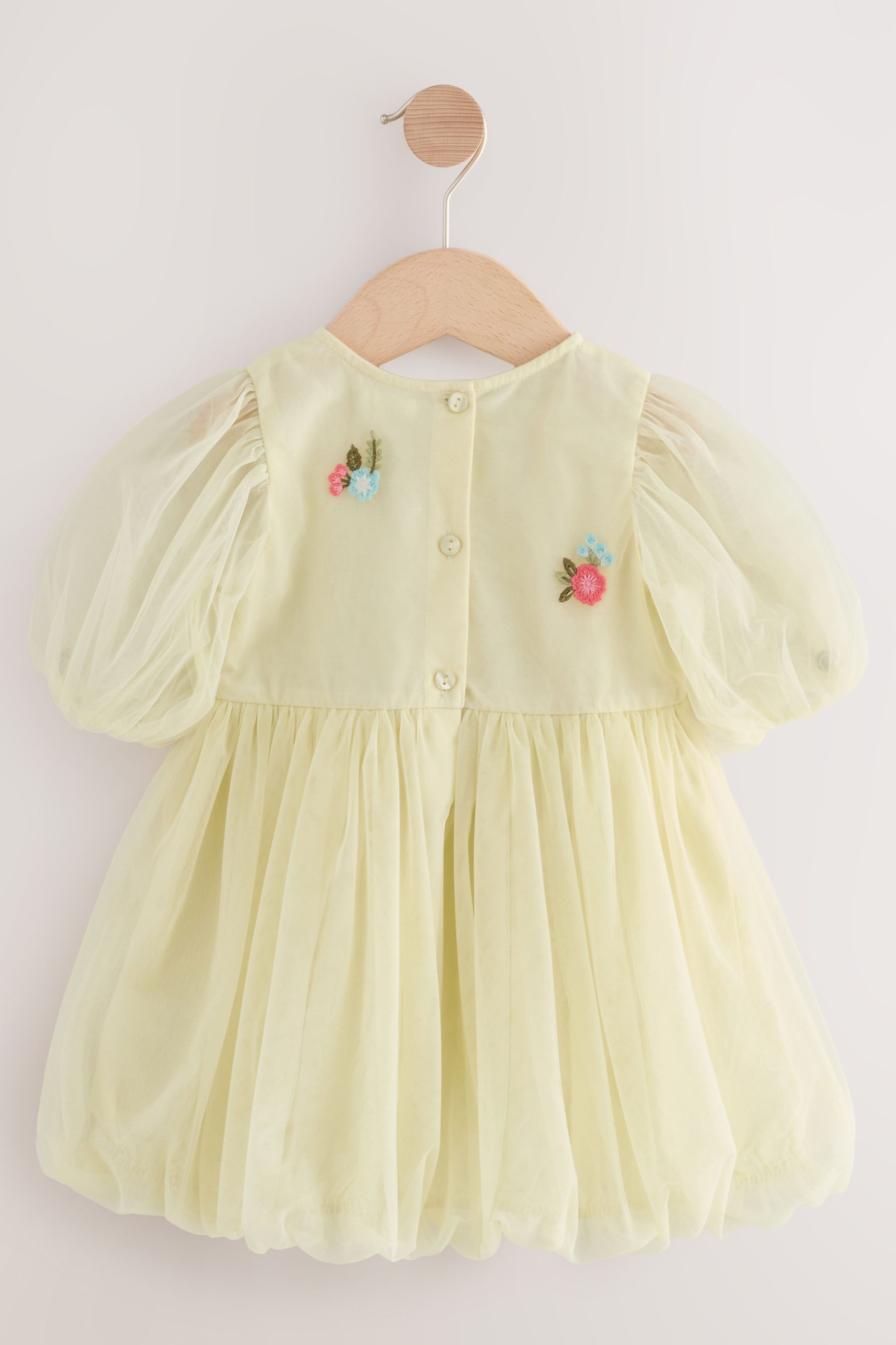 Next Ballonkleid Besticktes Kleid aus Mesh günstig online kaufen