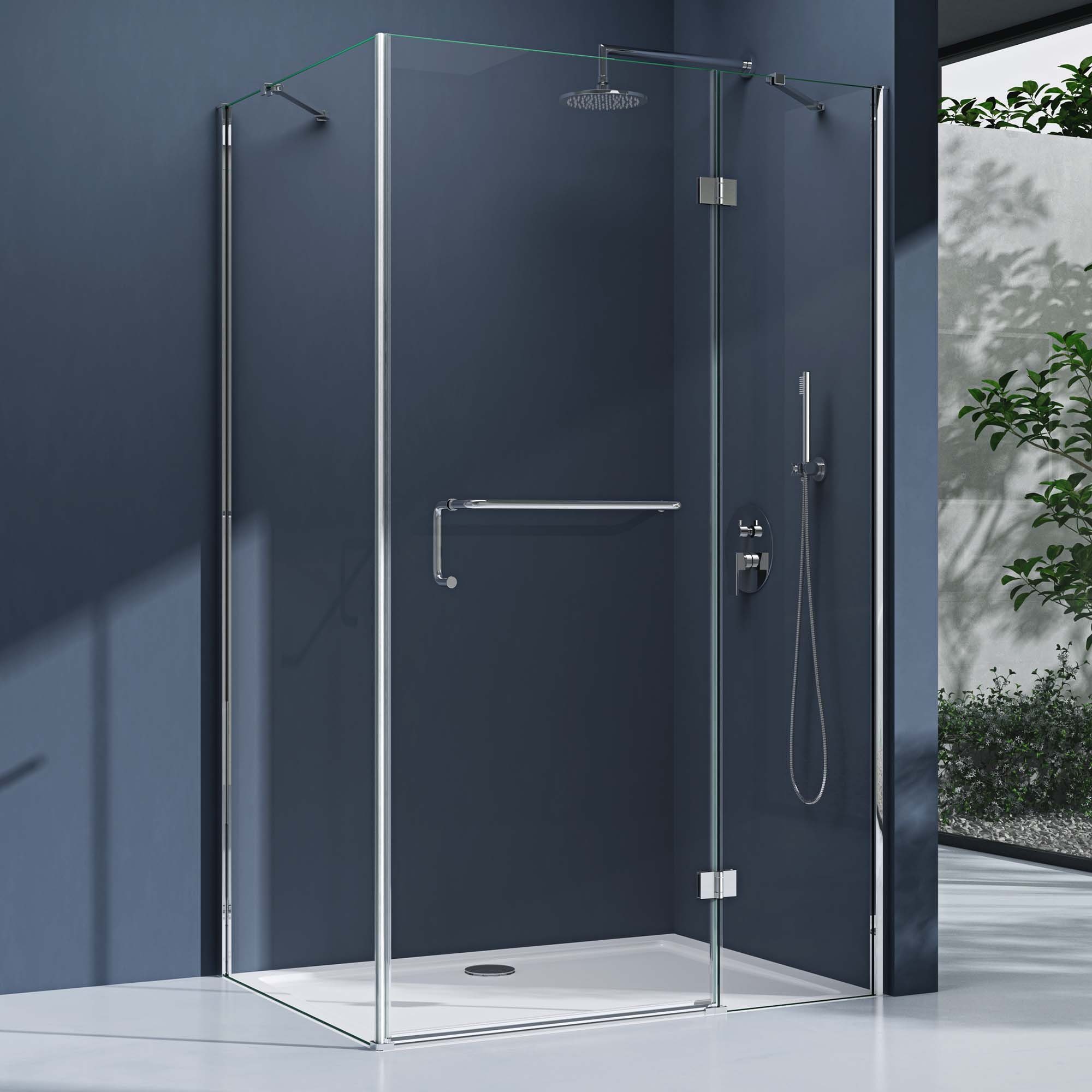 doporro Eckdusche Eck-Duschkabine Rav04K Glasdusche Klarglas günstig online kaufen