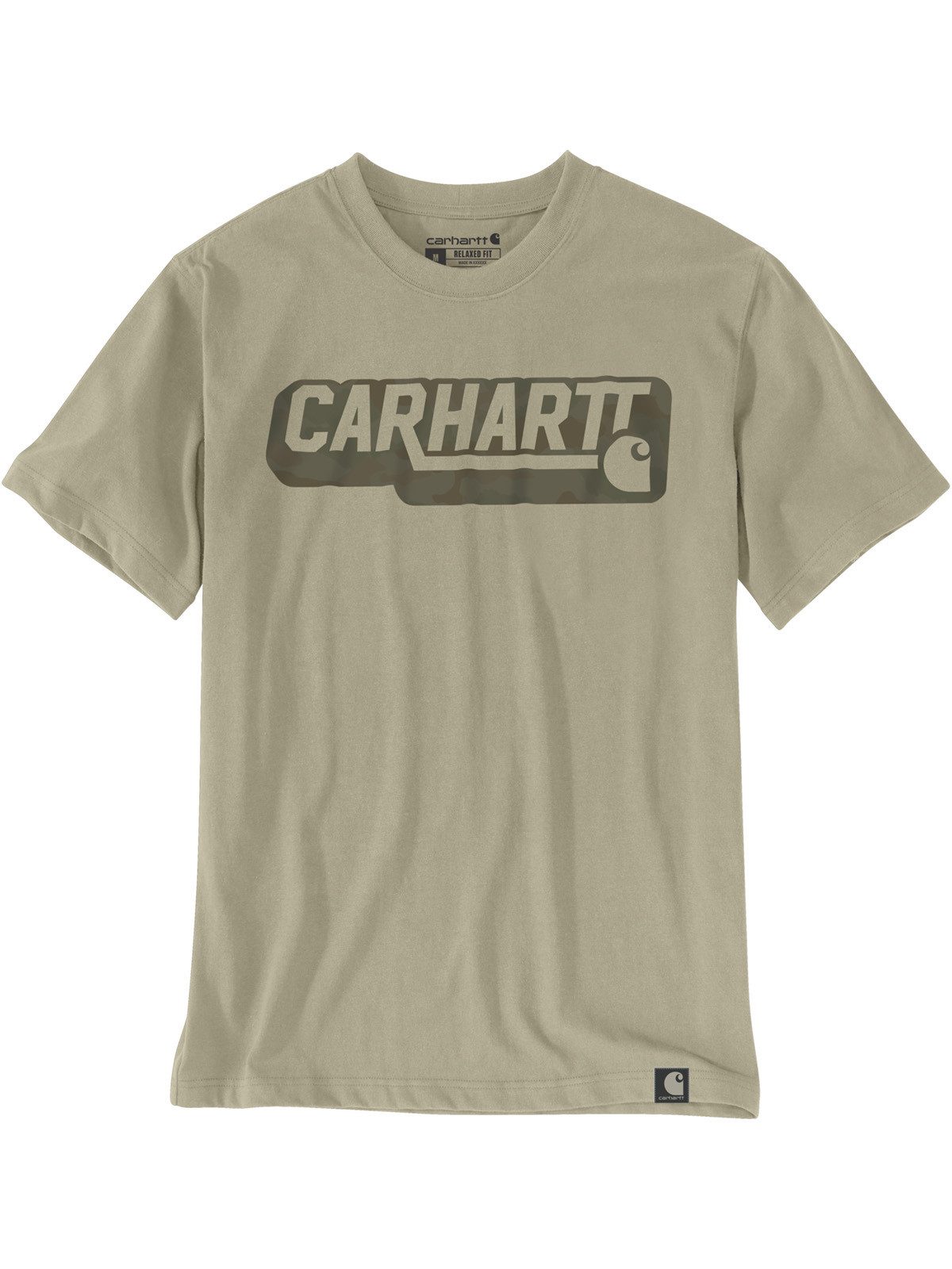 Carhartt T-Shirt 107772-GR9 Carhartt Camo Logo