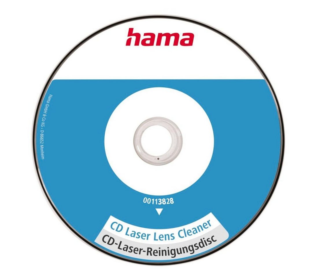 Hama Reinigungs-CD CD Laser Reinigungsdisk, mit Reinigungsflüssigkeit, einzeln verpackt