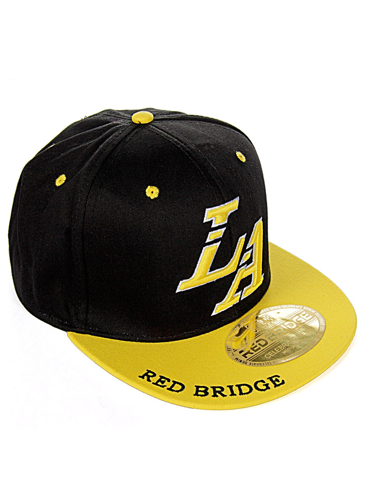 RedBridge Baseball Lancaster schwarz-gelb Schirm mit kontrastfarbigem Cap