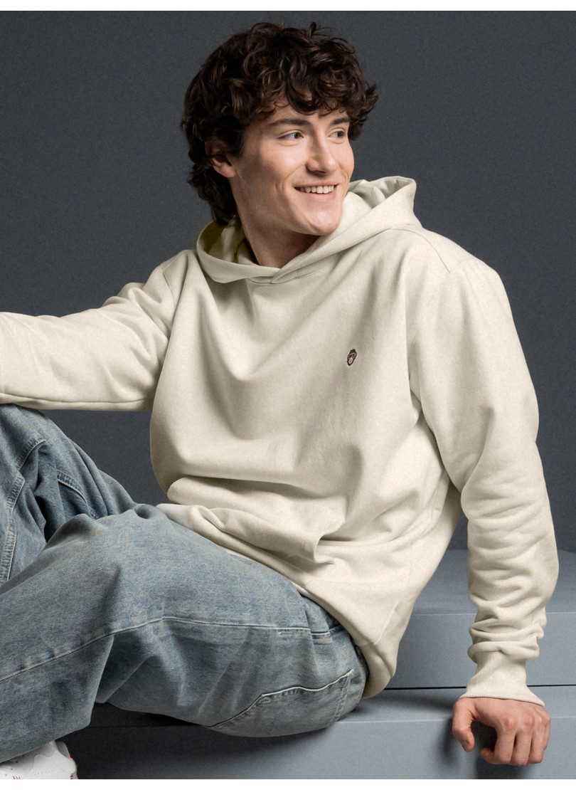 Trigema Sweatshirt TRIGEMA Hoodie mit Affe Charly-Stickmotiv