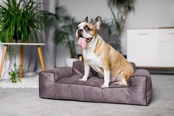 Bjird Tierbett Hundebett LUNA Fancy, Bezug abnehbar und waschbar, Hundesofa für kleie und grosse Hunde, Größe: M,L,XL/XXL