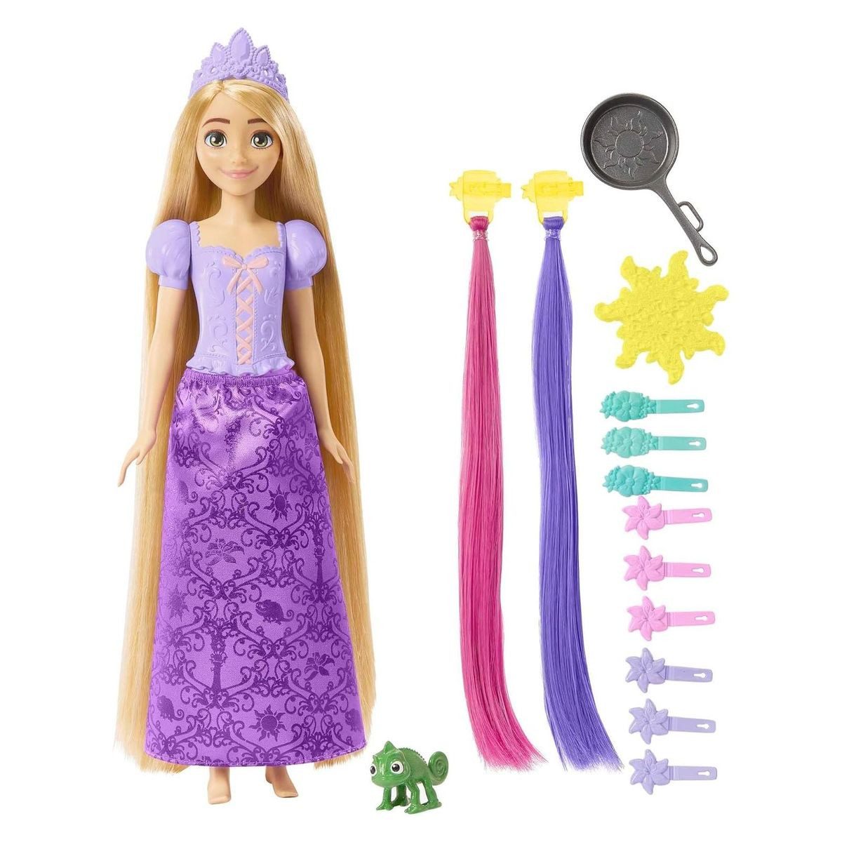 Mattel® Anziehpuppe Mattel HLW18 - Disney Princess - Haarspiel Rapunzel ink günstig online kaufen
