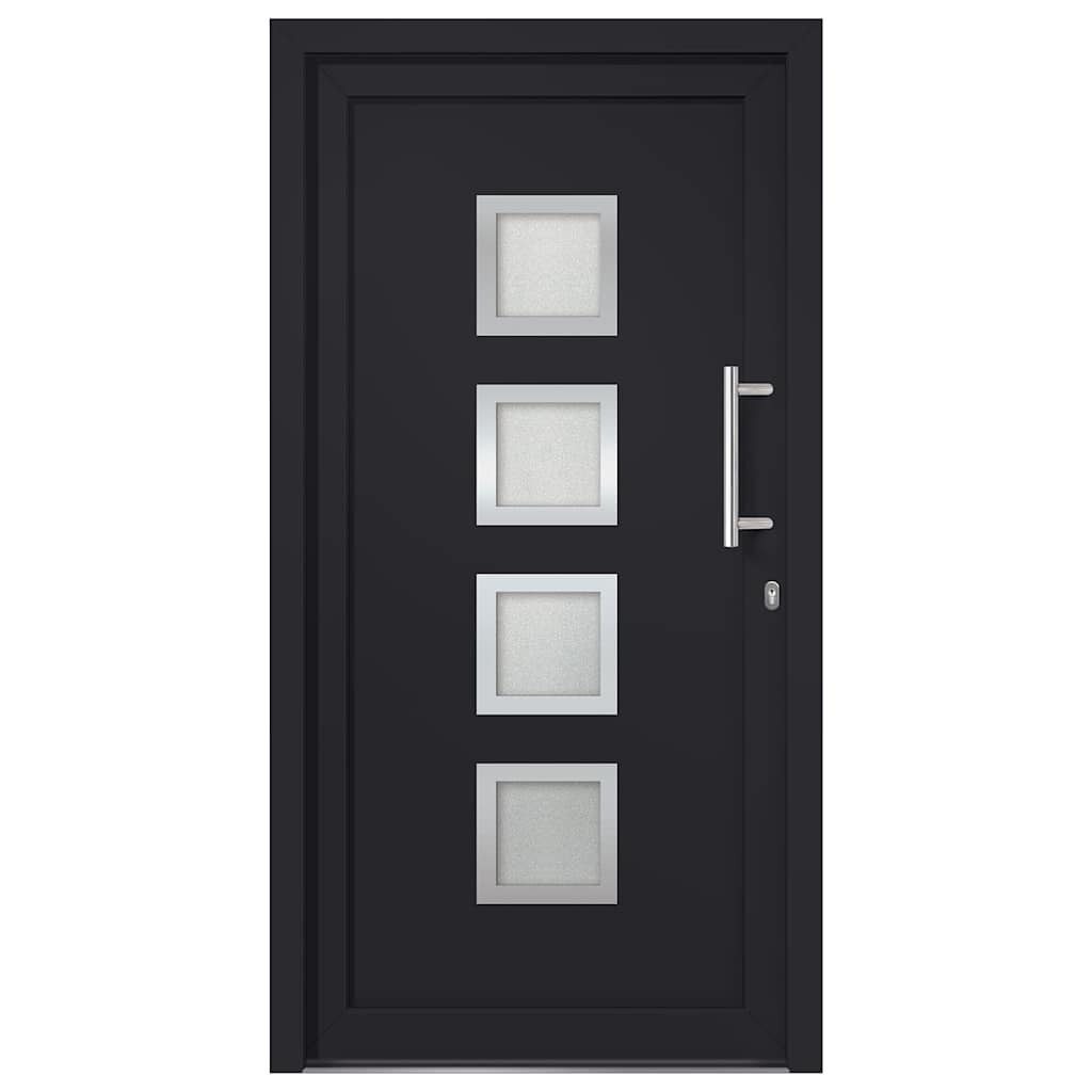 vidaXL Haustür Haustür Anthrazit 98x190 cm (1-St)