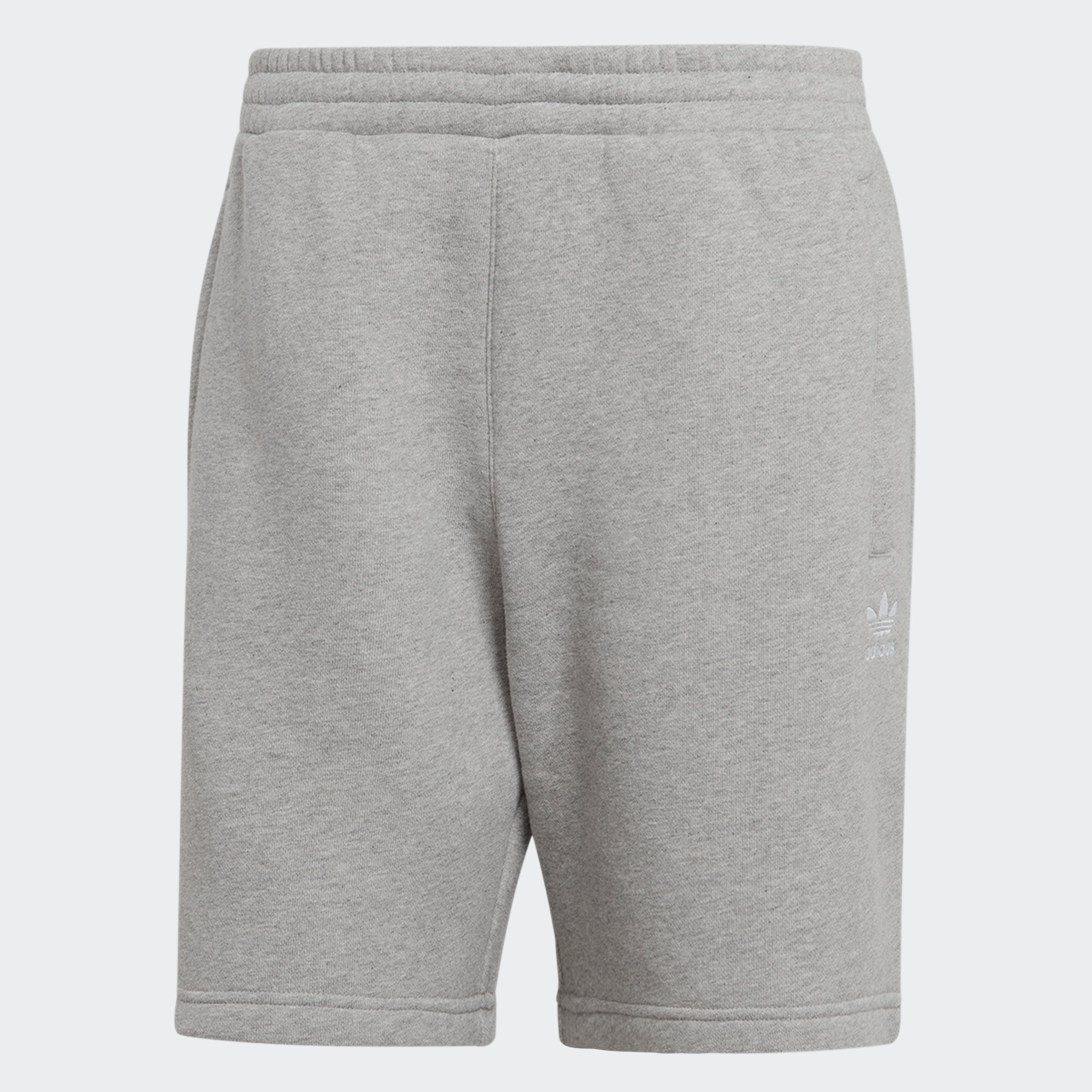 ESSENTIALS Medium Heather adidas Originals TREFOIL (1-tlg) Grey Shorts