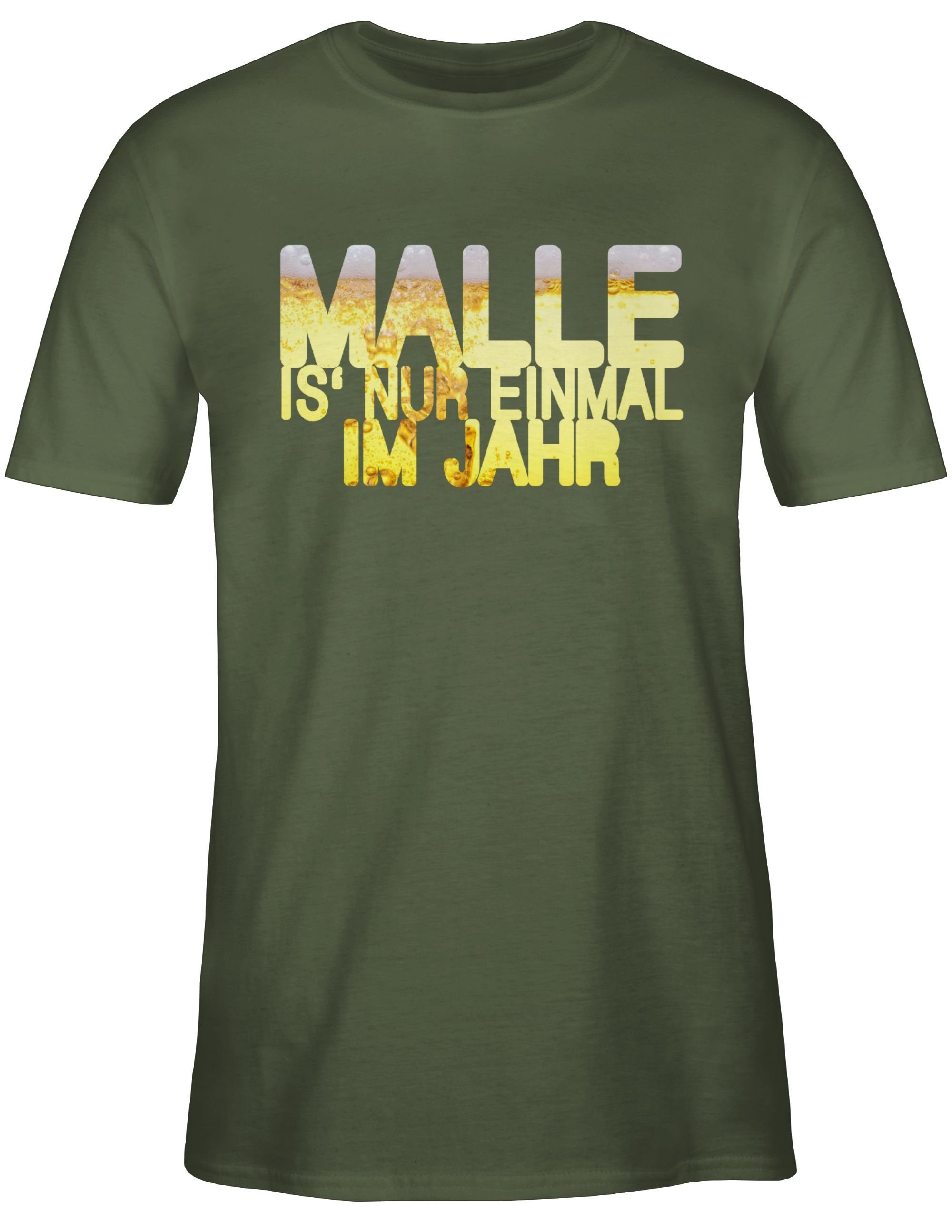 Shirtracer T-Shirt Malle is' nur einmal günstig online kaufen