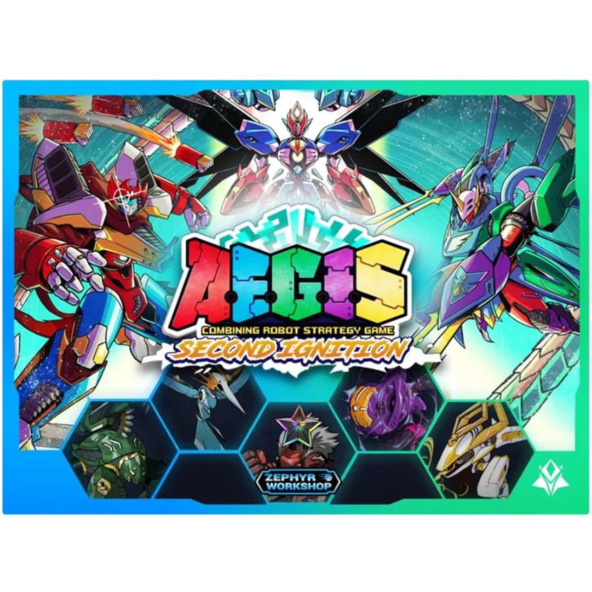 Zephyr Workshop Spiel AEGIS Combining Robots: Second Ingition (EN) - Strategy Game